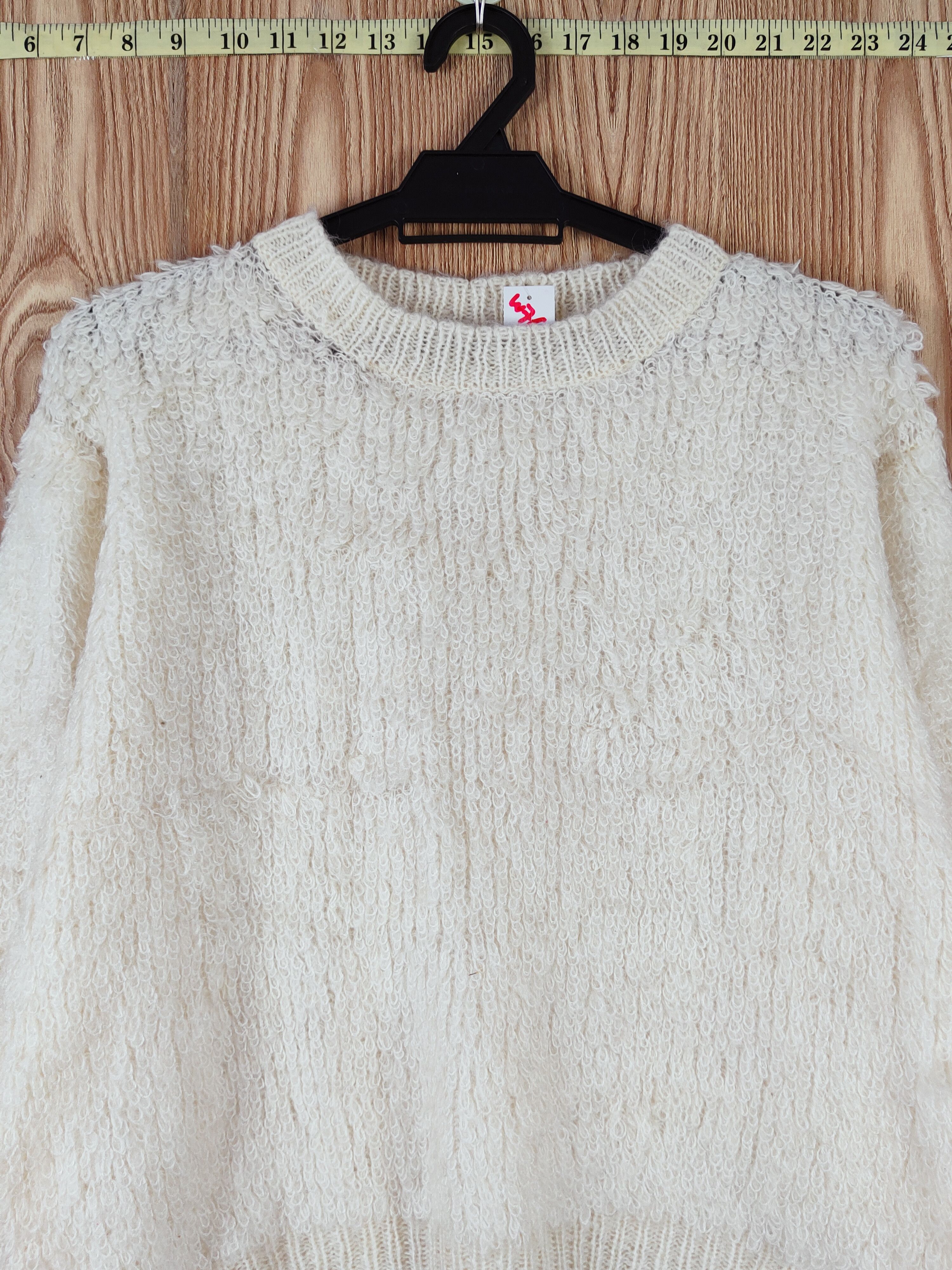 Japanese Brand Japanese Brand Ivory Knitwear Sweatshirts #W766 Size US M / EU 48-50 / 2 - 2 Thumbnail
