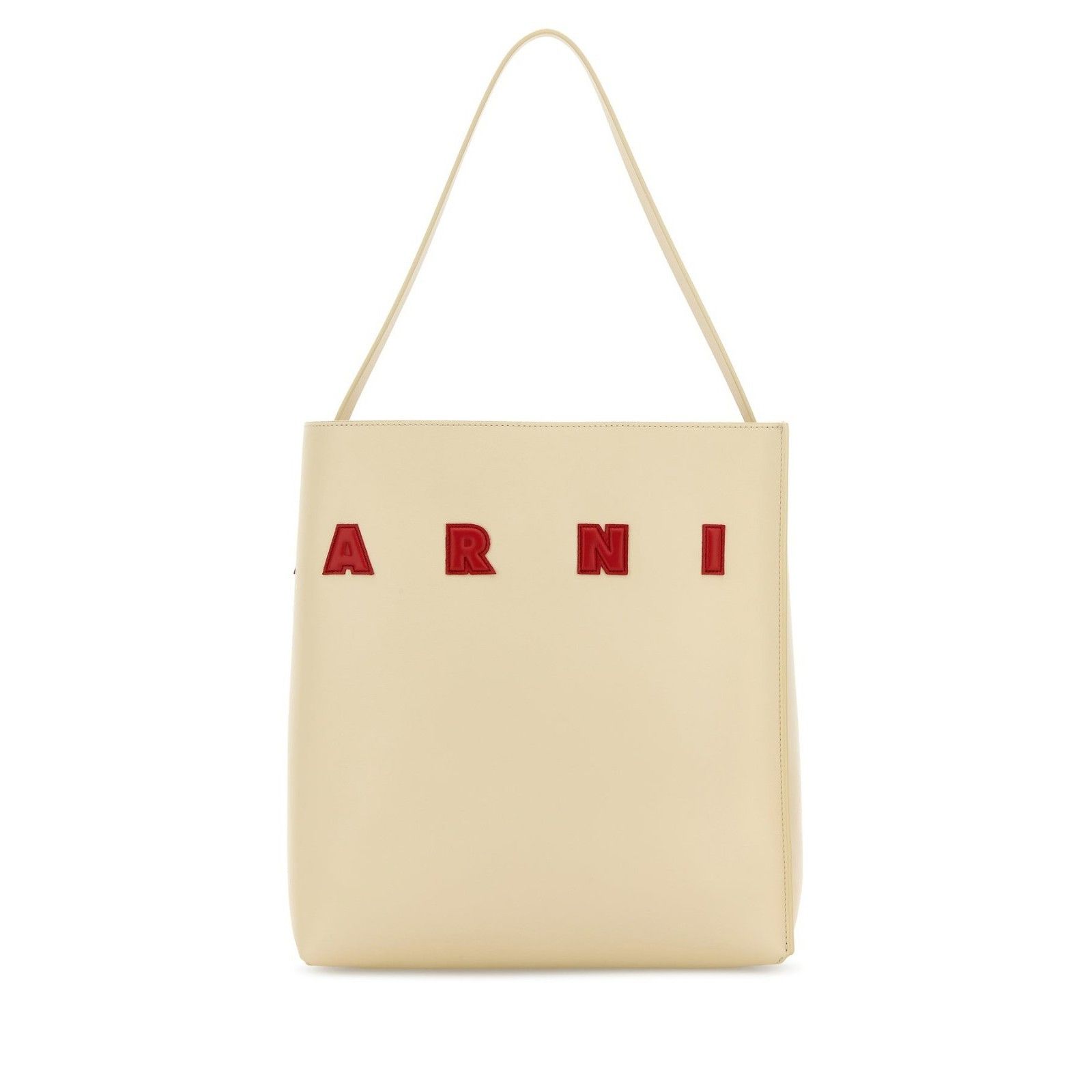 Marni MARNI Museo Medium White Leather Shoulder Bag New & Authenti Size ONE SIZE - 1 Thumbnail