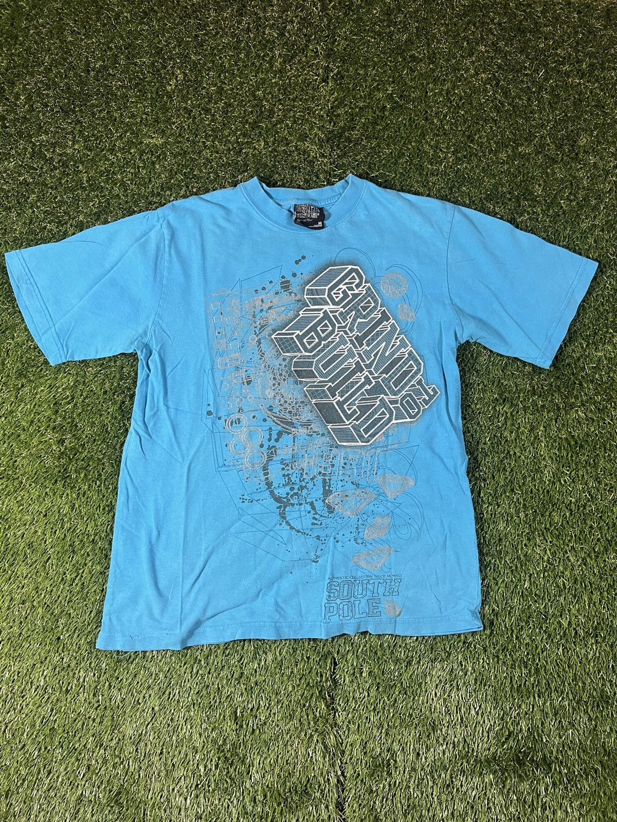 Southpole × Vintage Vintage Y2K South Pole Grunge Styled Skater Tee Size US M / EU 48-50 / 2 - 1 Thumbnail