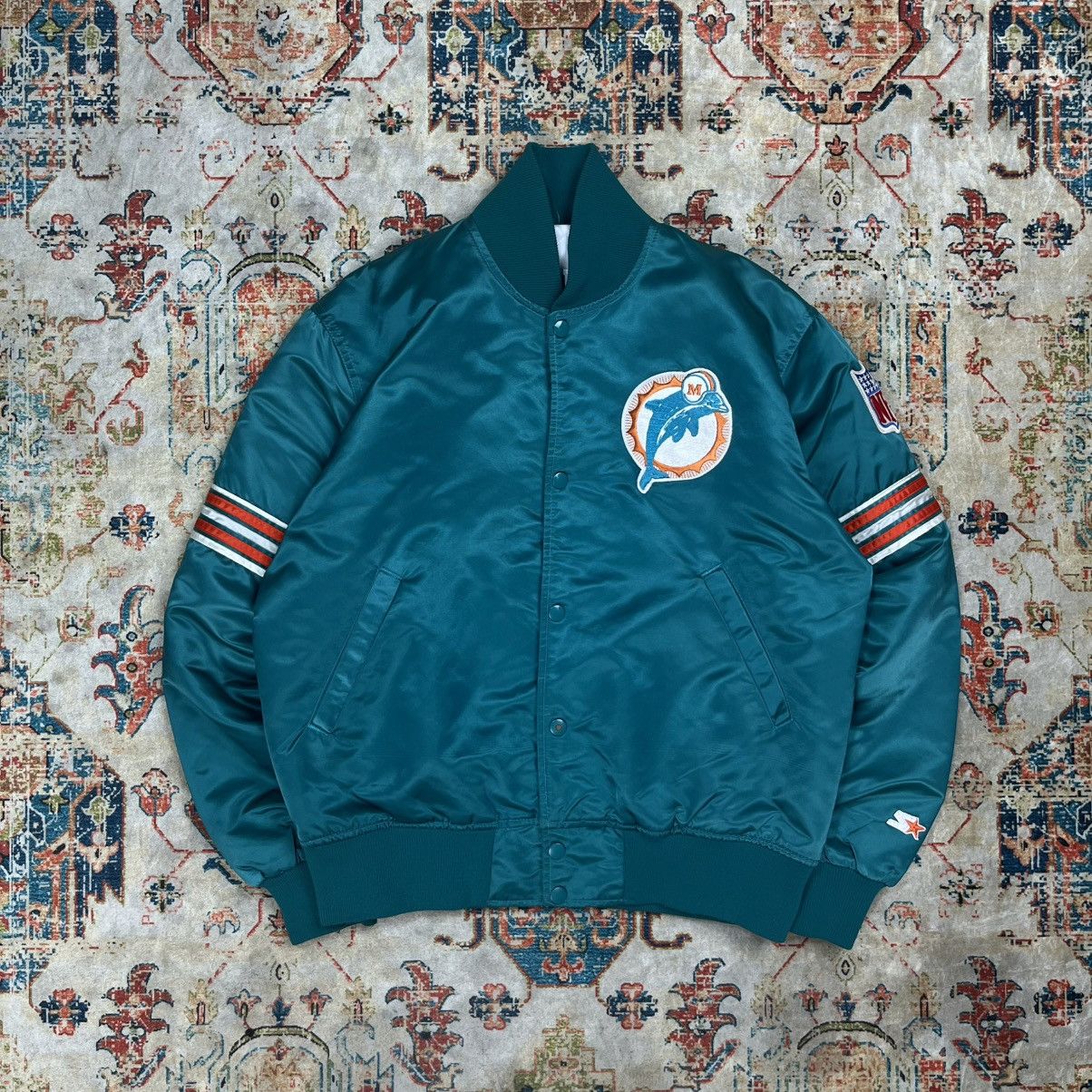 Starter Miami Dolphins Vintage Starter Varsity Jacket Size US M / EU 48-50 / 2 - 1 Thumbnail