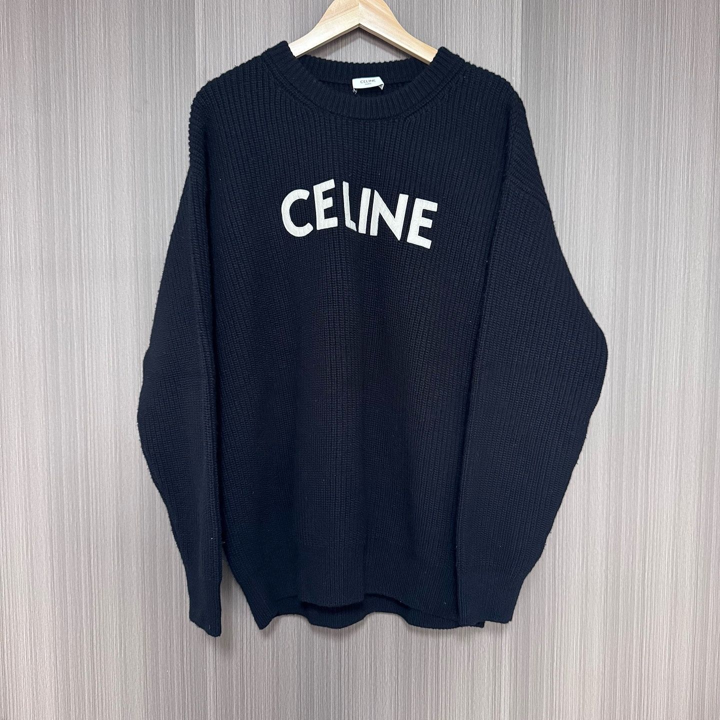 Celine Celine Logo Wool Sweater Size XS Size US XS / EU 42 / 0 - 1 Thumbnail