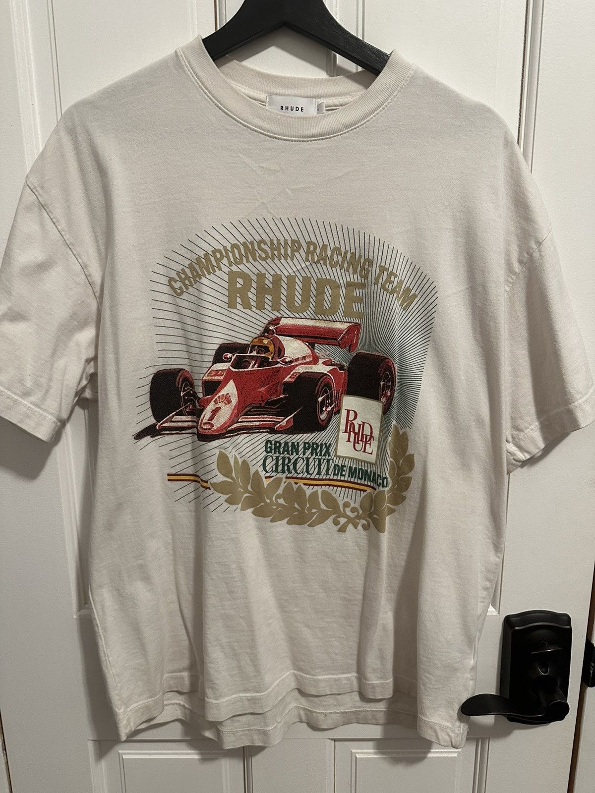 Rhude $320 Rhude T-Shirt Men S Grand Prix Champion Race Car Team | Grailed