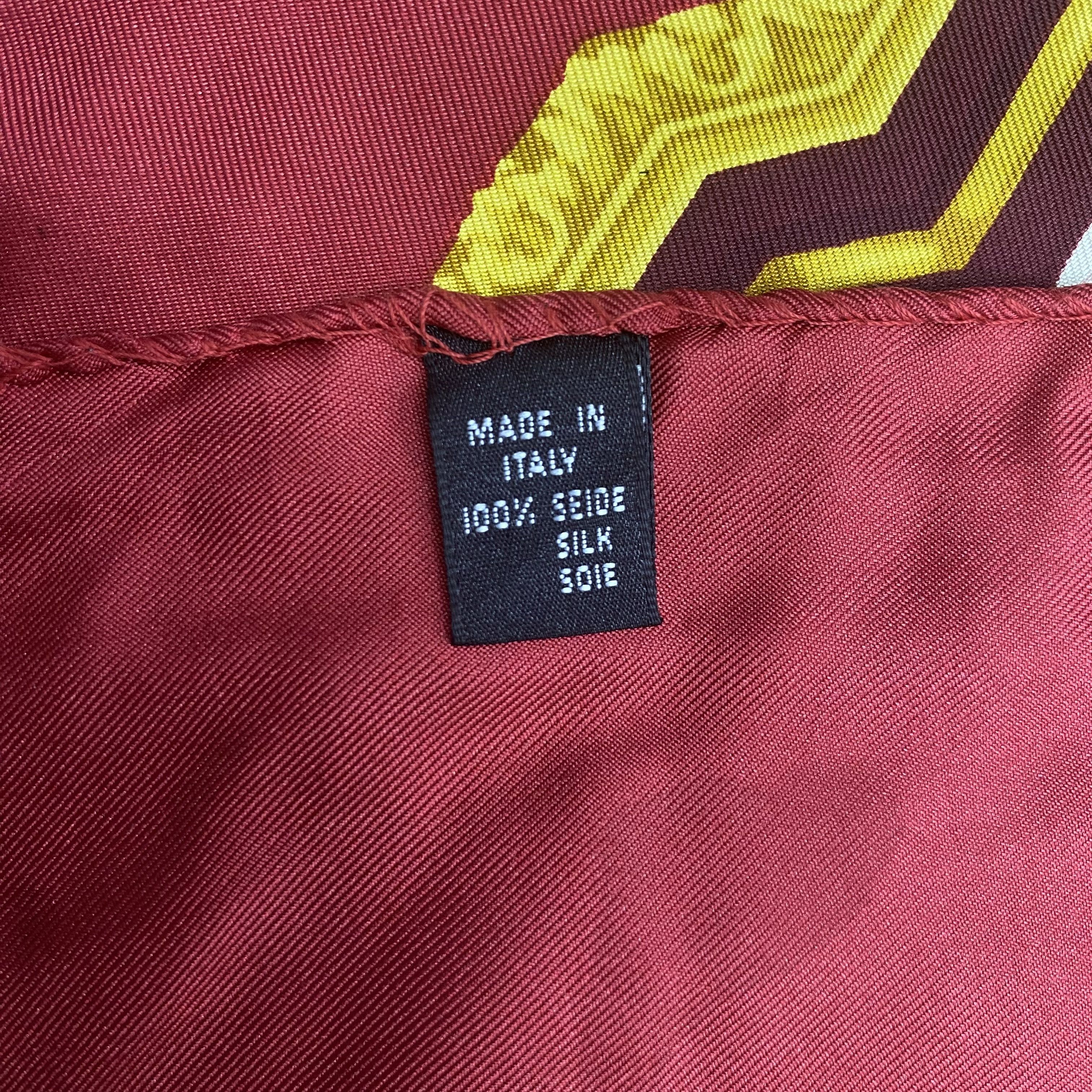 Vintage Vintage Silk Scarf SSC081 Size ONE SIZE - 3 Thumbnail