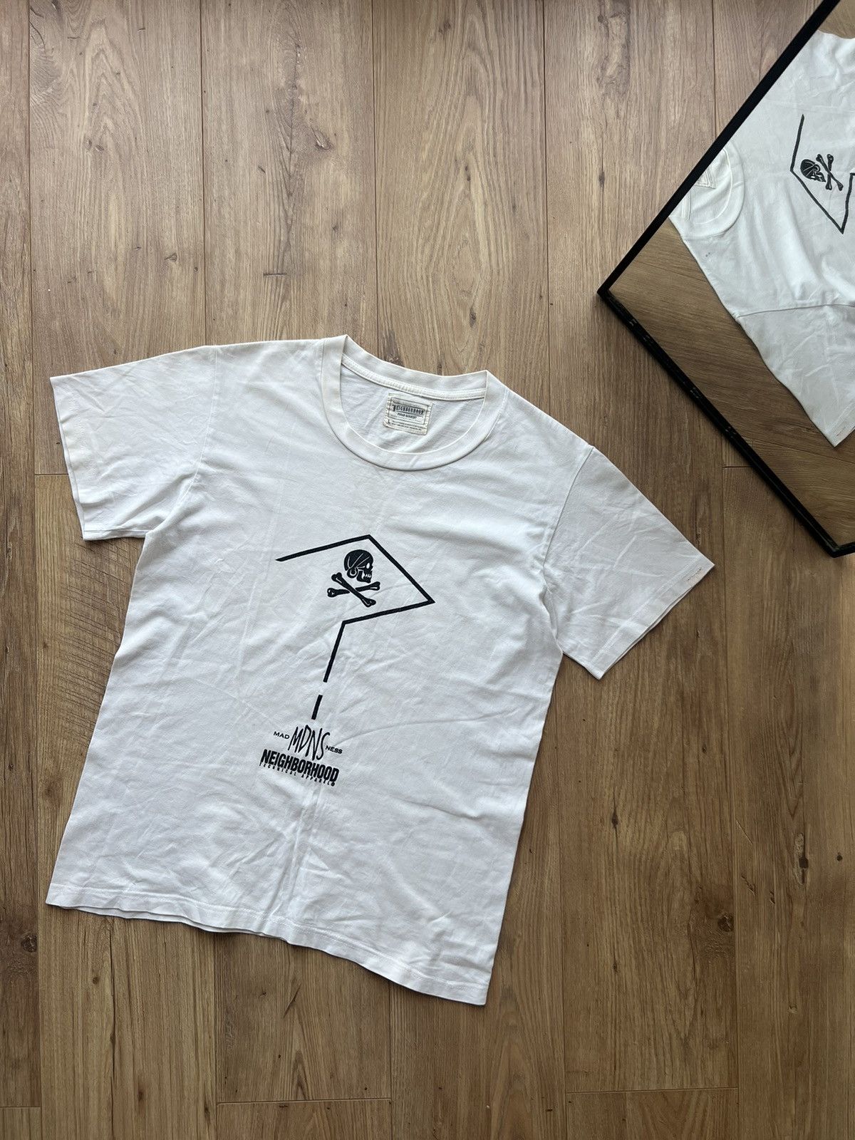 Neighborhood 00’s NEIGHBORHOOD SKULL MADNESS RARE JAPAN TEE Y2K Size US L / EU 52-54 / 3 - 1 Thumbnail