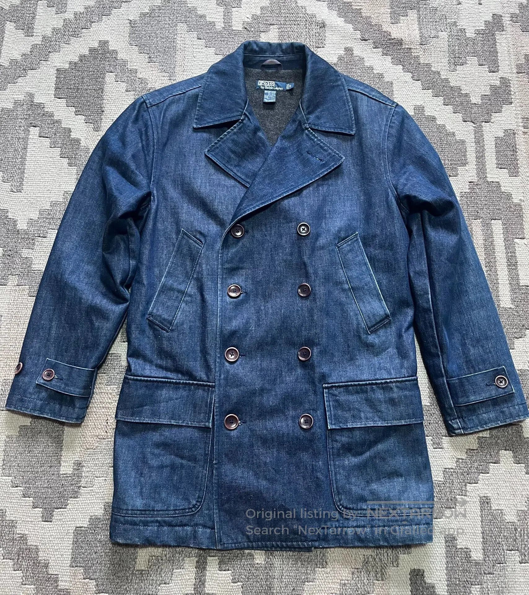 Ralph Lauren RRL Vintage Denim Coat.