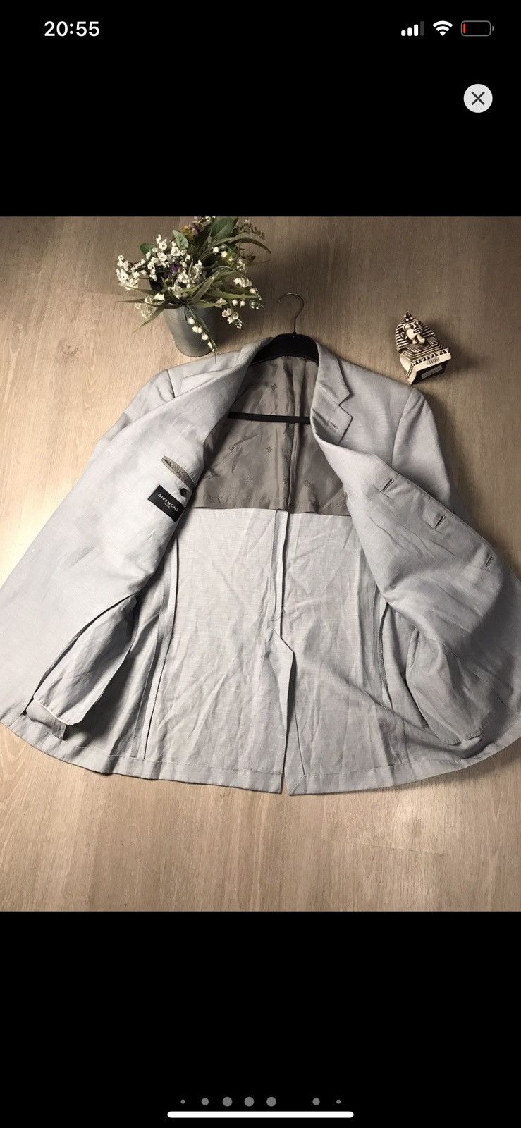 Givenchy Givenchy Gentleman Lana Lino luxury suit Size 50R - 9 Thumbnail