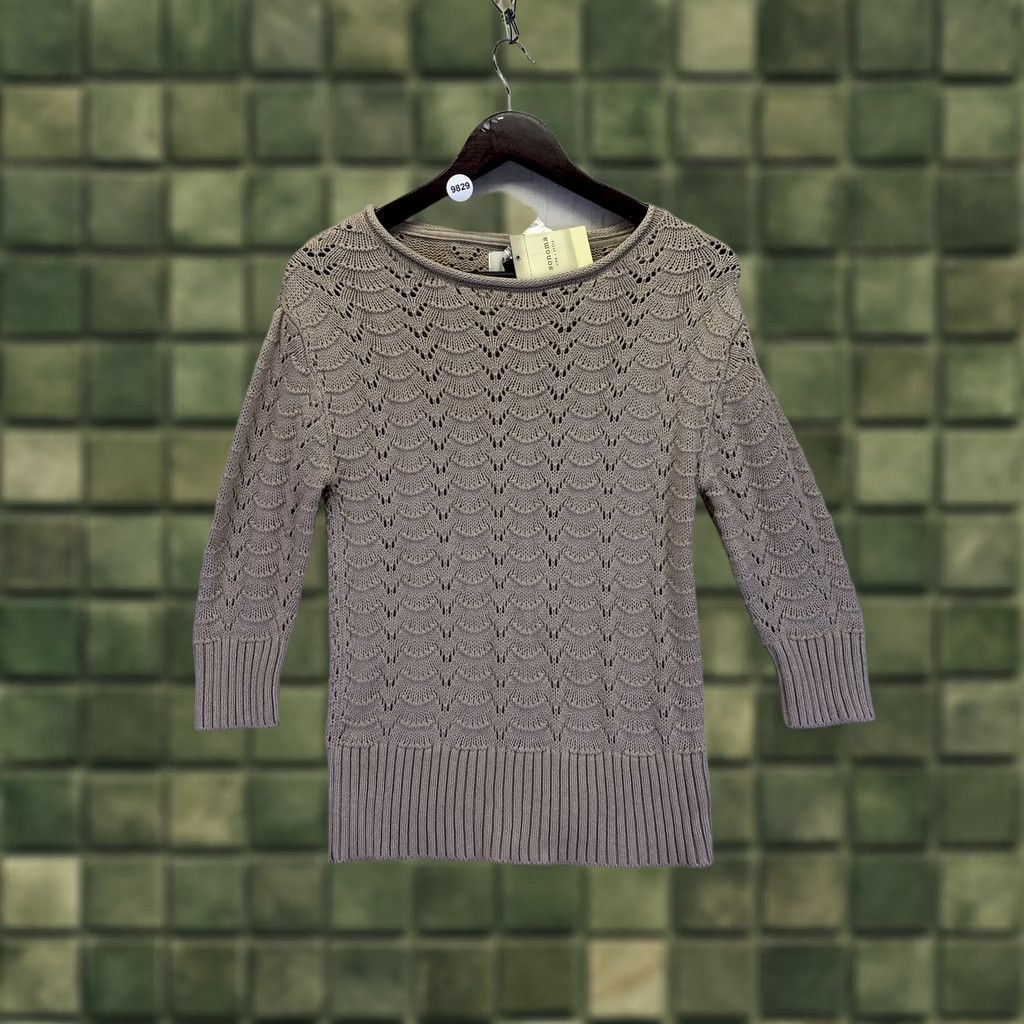 Vintage Sonoma Creame Heather Knit 3/4 Sleeve Sweater Womens Small NWT-9829 Size S / US 4 / IT 40 - 1 Thumbnail