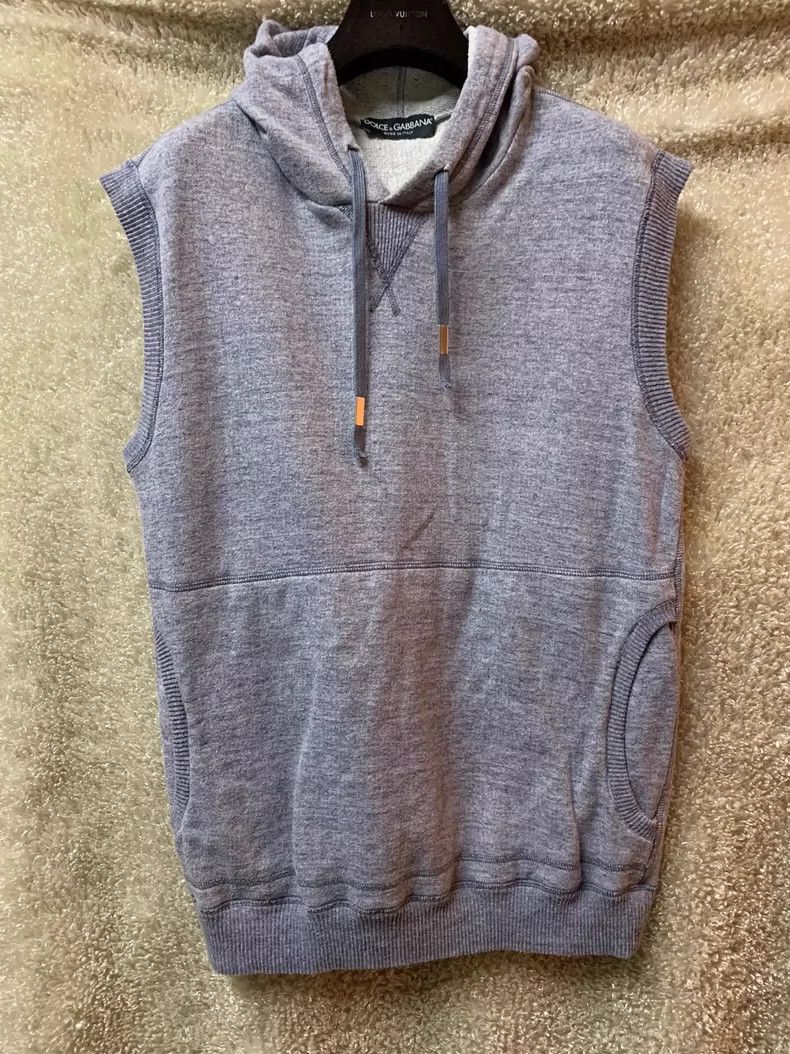 Dolce & Gabbana Dolce & Gabbana Men's Hooded Vest Size US M / EU 48-50 / 2 - 1 Thumbnail