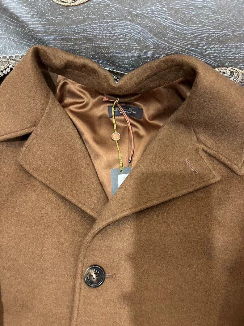 Loro Piana LORO PIANA Men's cashmere coat Size US XL / EU 56 / 4 - 4 Thumbnail