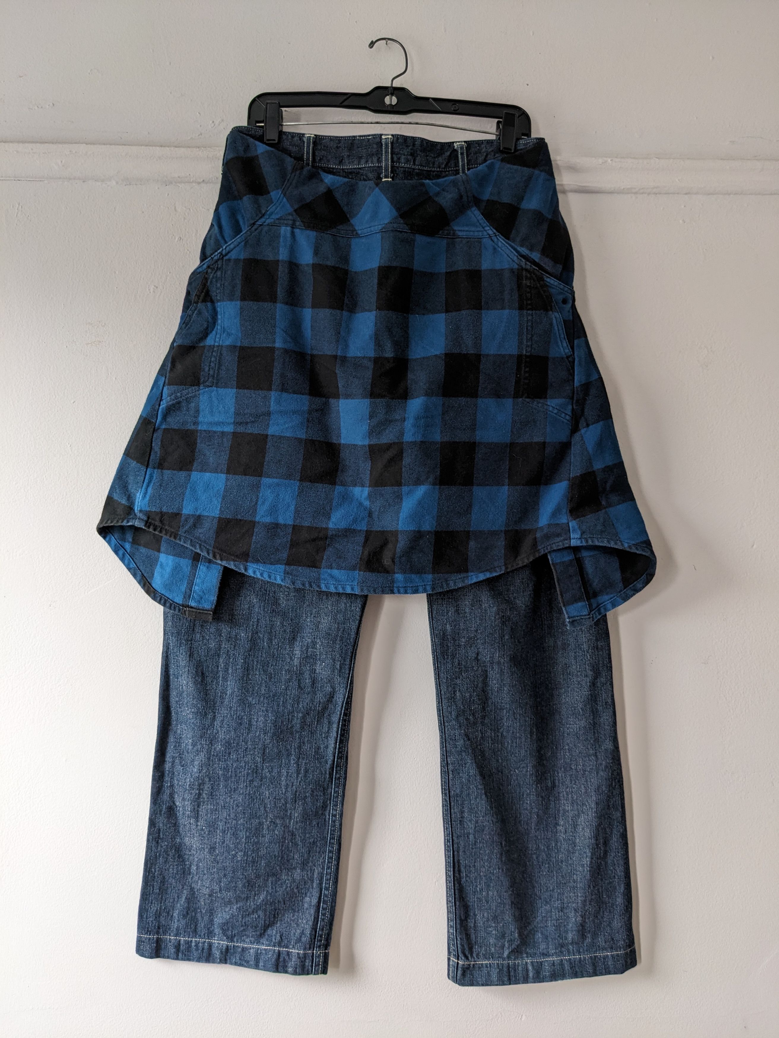 Undercover × Vandalize '04 Plaid Layered Bootcut Denim Size US 32 / EU 48 - 4 Thumbnail