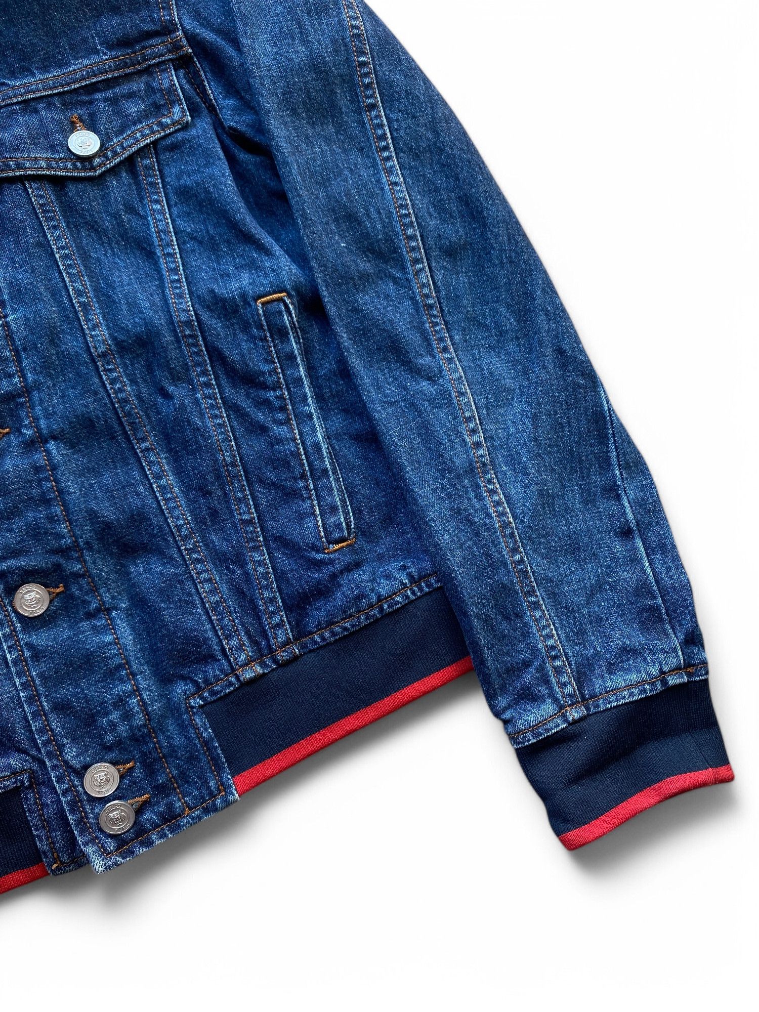 Kenzo Kenzo Denim Jacket Bomber Badge Size US S / EU 44-46 / 1 - 3 Thumbnail