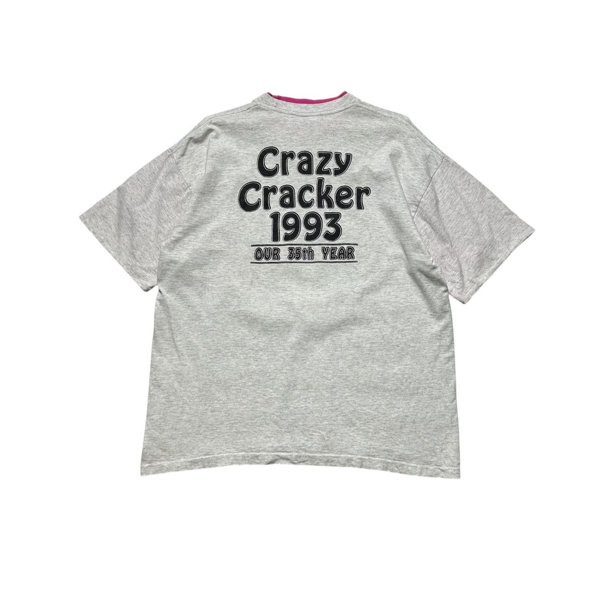 Vintage Vintage Smiley “Crazy Cracker 1993” Our 35th Year T-shirt Size XL / US 12-14 / IT 48-50 - 2 Thumbnail