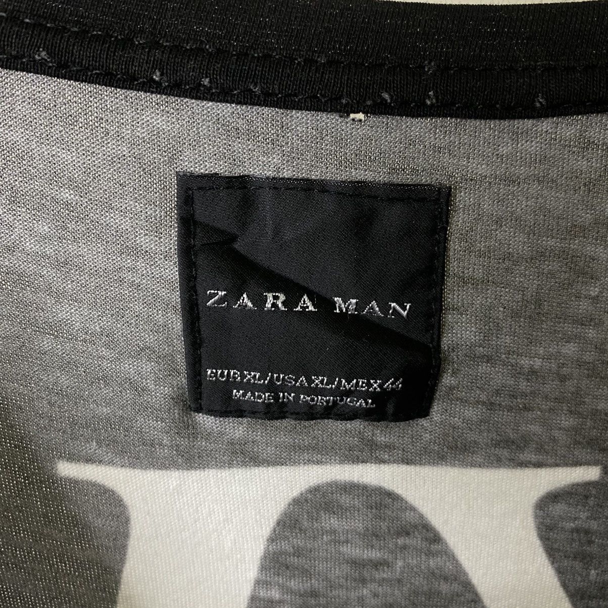 Zara Zara Man Affliction Design AllOverPrint Tshirt Size US L / EU 52-54 / 3 - 5 Thumbnail
