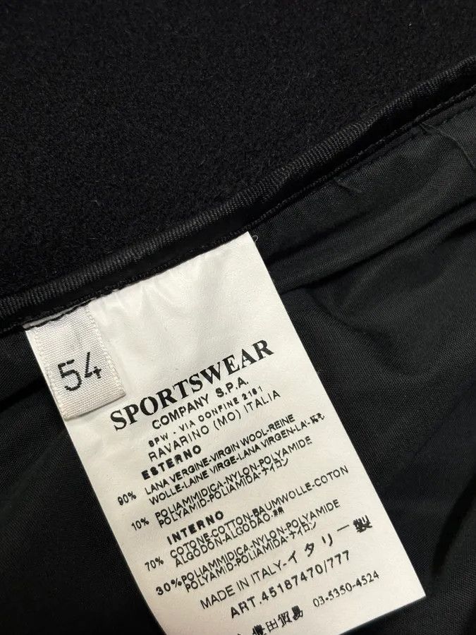 C.P. Company 2000s C.P. Company Black Wool Double-Breasted Coat Size US L / EU 52-54 / 3 - 11 Thumbnail