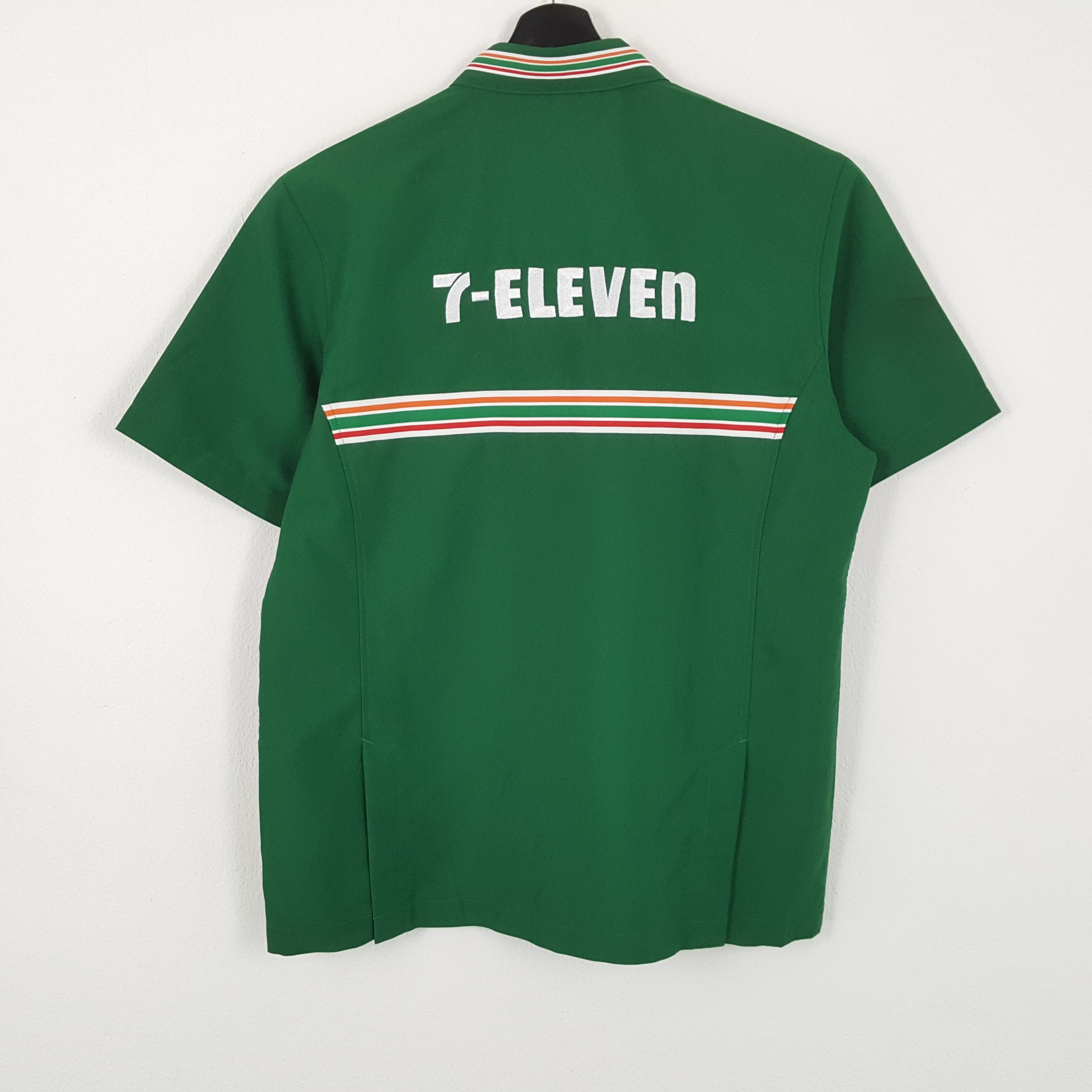 image of Vintage x Workers 7 Eleven Japanese Workers Working Uniform Jacket in Green, Men's (Size Large)