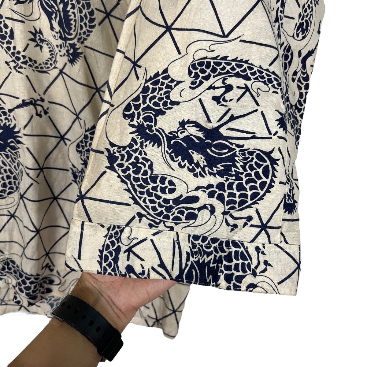 Japanese Brand 🔥 RARE VINTAGE KIMONO JAPAN DRAGON SHIRT CARDIGAN Size US L / EU 52-54 / 3 - 14 Thumbnail