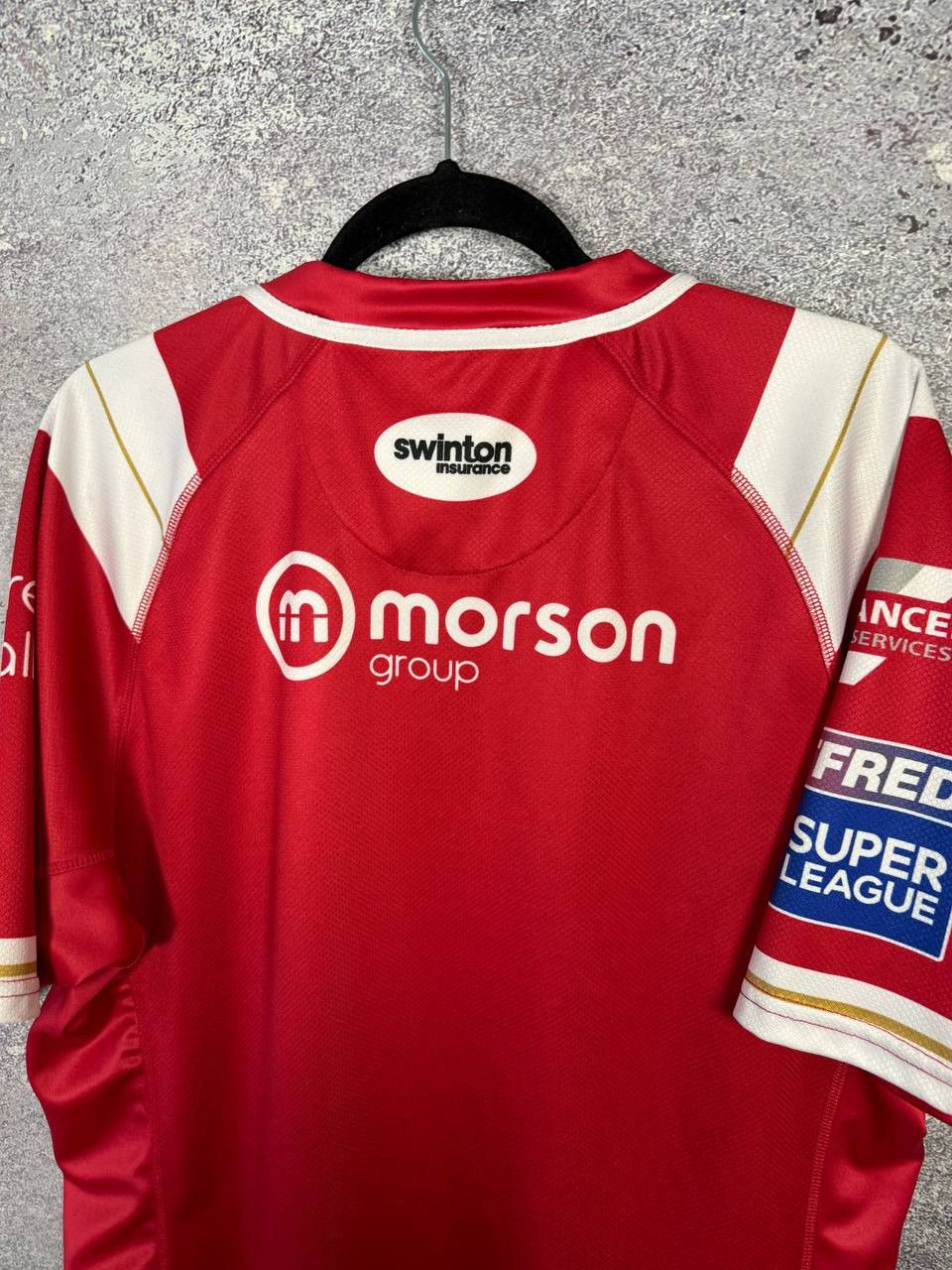 Vintage Salford Red Devils Rugby Jersey Men's Size XL Size US XL / EU 56 / 4 - 19 Thumbnail