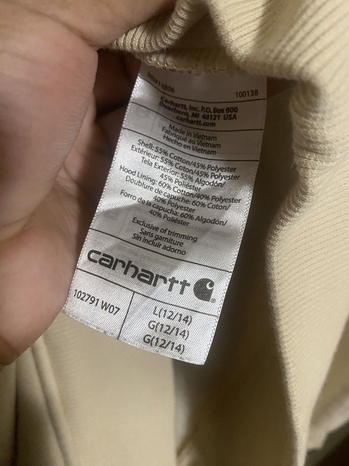 Carhartt Carhartt Hoodie Size US L / EU 52-54 / 3 - 6 Thumbnail