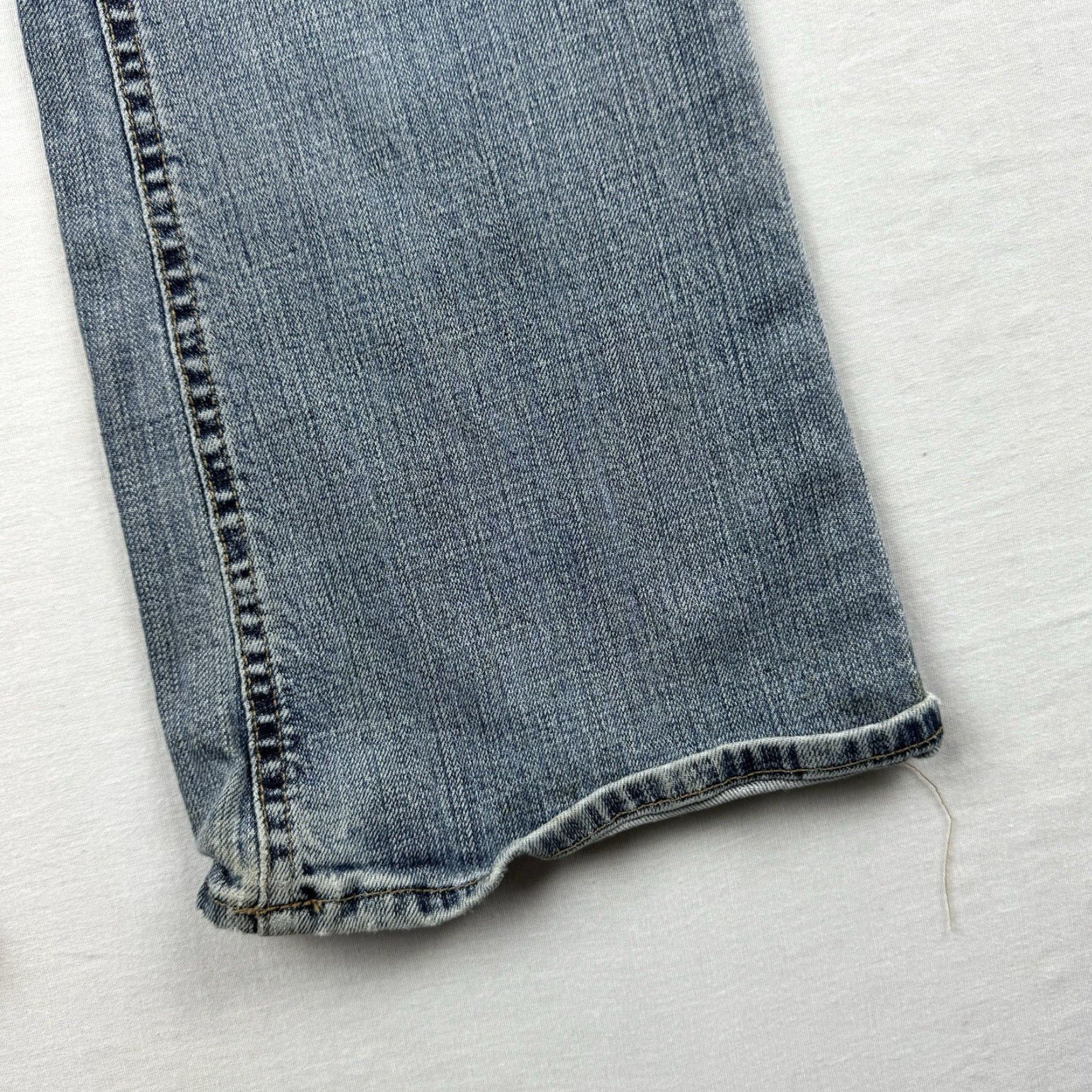 Gap VINTAGE Gap Jeans Womens 4 Blue Bootcut Flare Stretch Hipster 90s Y2K Low Waist - Men/Women? Size 27" / US 4 / IT 40 - 3 Thumbnail
