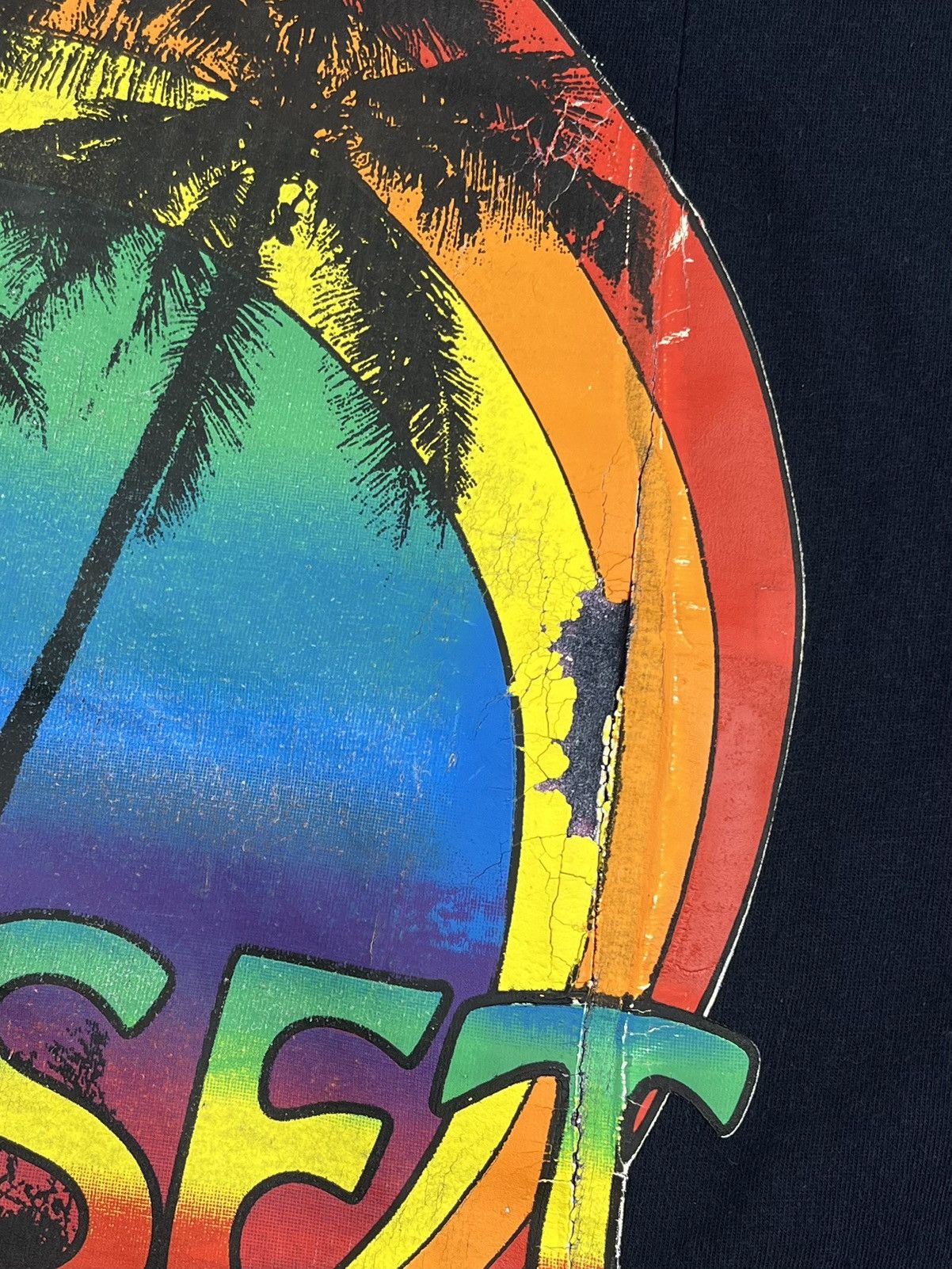Junya Watanabe SS03 Junya Watanabe Sunset Palm Tree Rainbow Print Tshirt Size US M / EU 48-50 / 2 - 4 Thumbnail