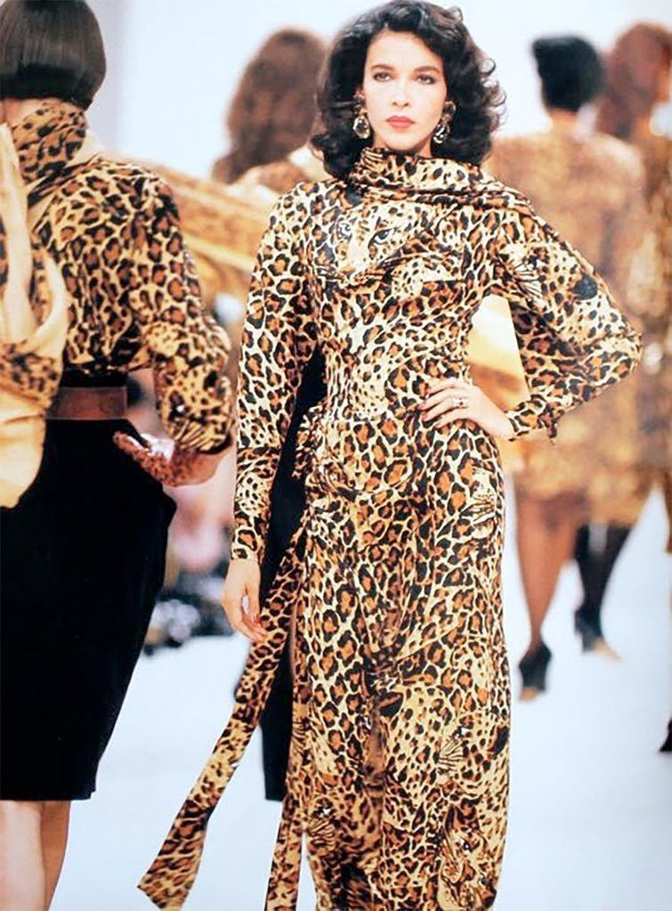 Saint Laurent Paris Saint Laurent FW 1986 Leopard Shirt Size US M / EU 48-50 / 2 - 9 Thumbnail