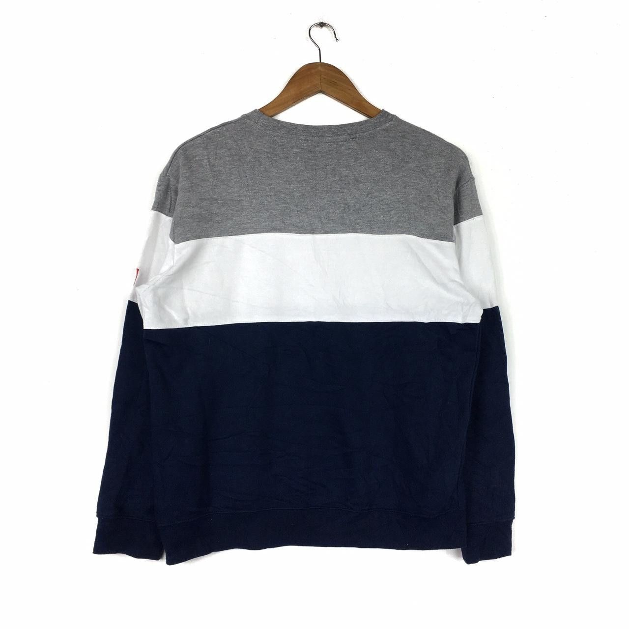 Fila Vintage FILA ITALIA Big Logo Navy Blue Crewneck Sweater Size US L / EU 52-54 / 3 - 4 Thumbnail