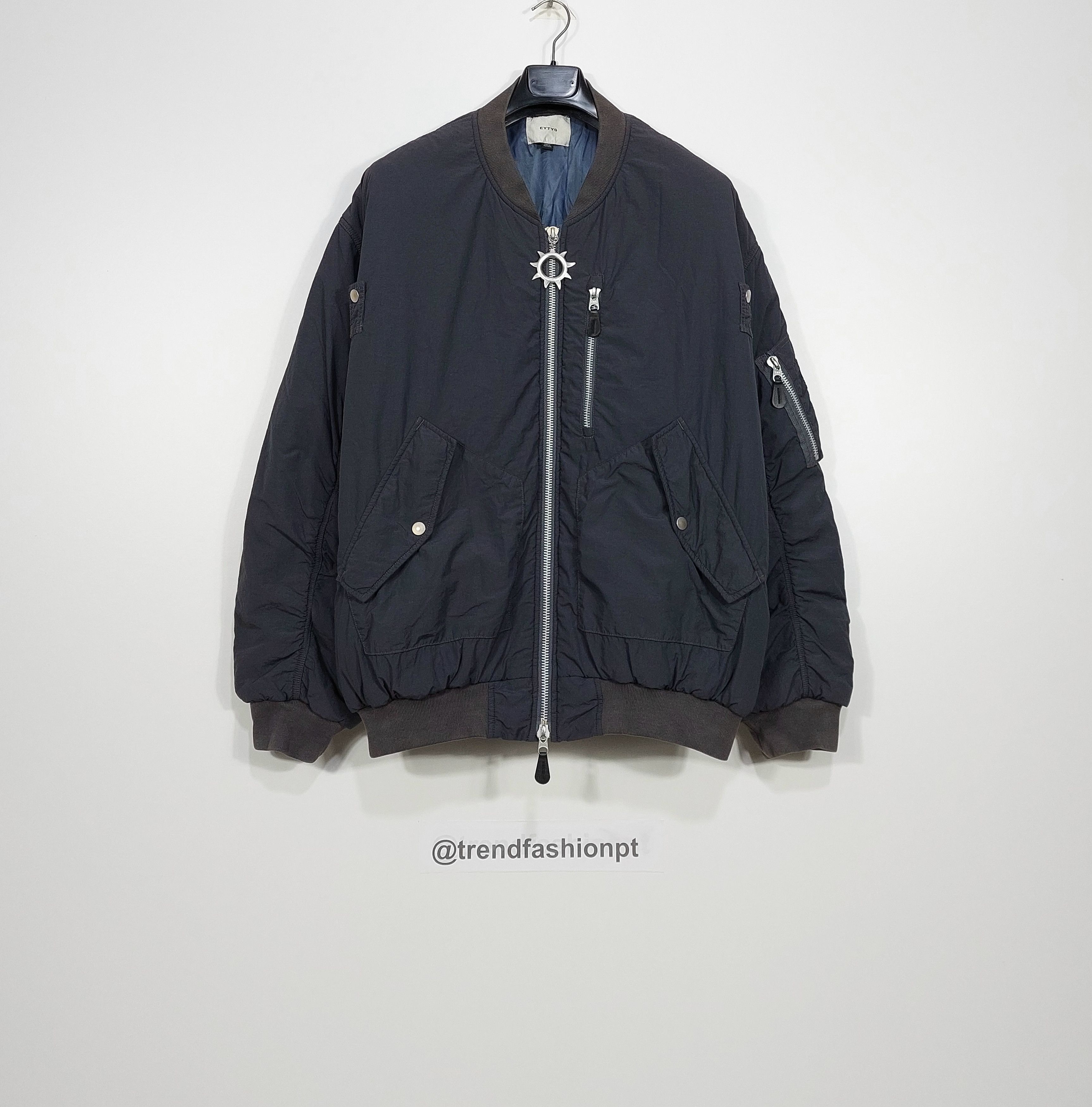 delta bomber jacket - washed stone XL
