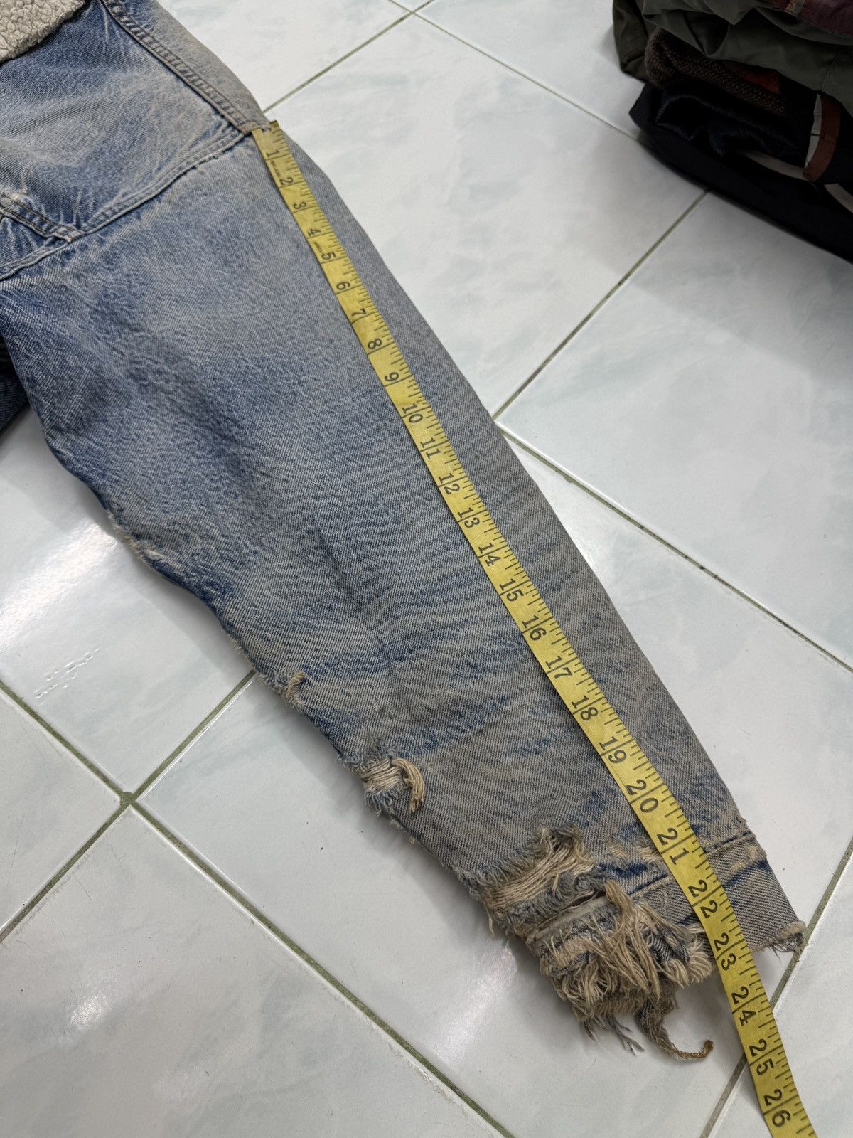 Levi's 🔥🔥💥STEALS VTG LEVIS SHERPA DISTRESSED JACKET Size US M / EU 48-50 / 2 - 23 Thumbnail