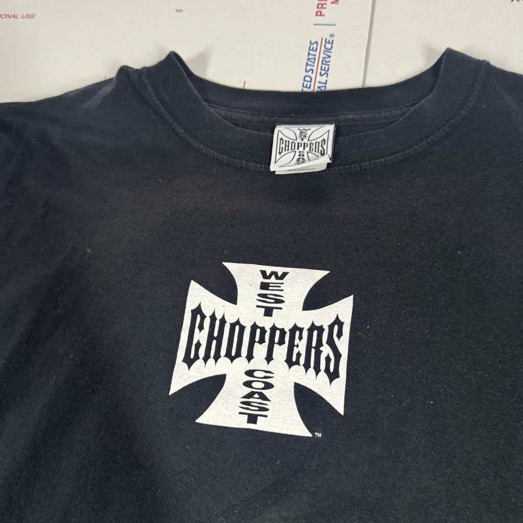 Harley Davidson Black West Coast Choppers T-Shirt Vintage Size XL Size US XL / EU 56 / 4 - 4 Thumbnail