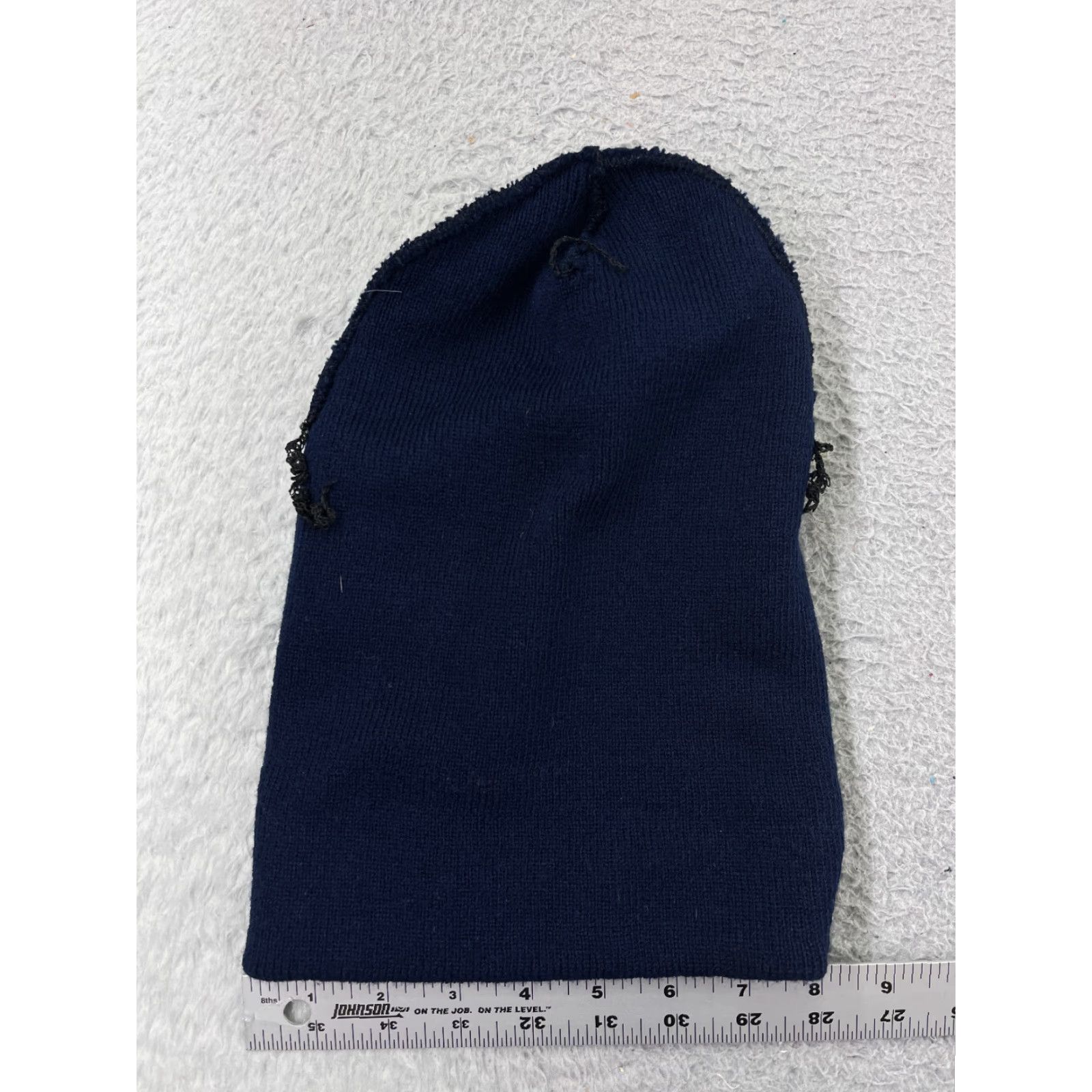 Vintage VINTAGE Beanie Hat Adult One Size Dark Blue Knit Acrylic Snow Winter Ski Snowboard Size ONE SIZE - 4 Thumbnail