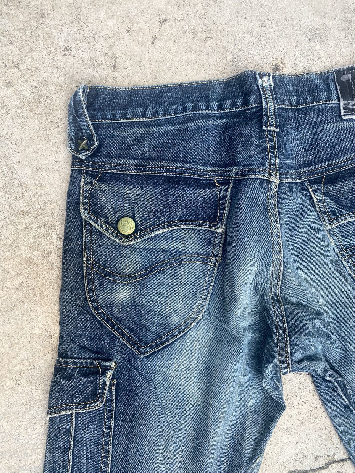 If Six Was Nine × Lee × Vintage Flare Jeans Lee Distressed Faded Bootcut Size US 31 - 21 Thumbnail