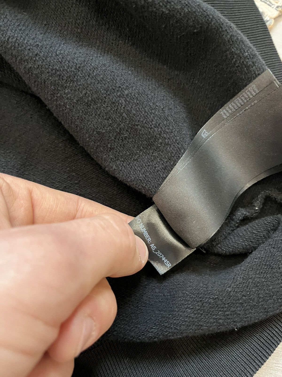 Allsaints × Designer Allsaints Sweatshirt Blank Black Crew neck Zipper Sleeve Size US M / EU 48-50 / 2 - 21 Thumbnail