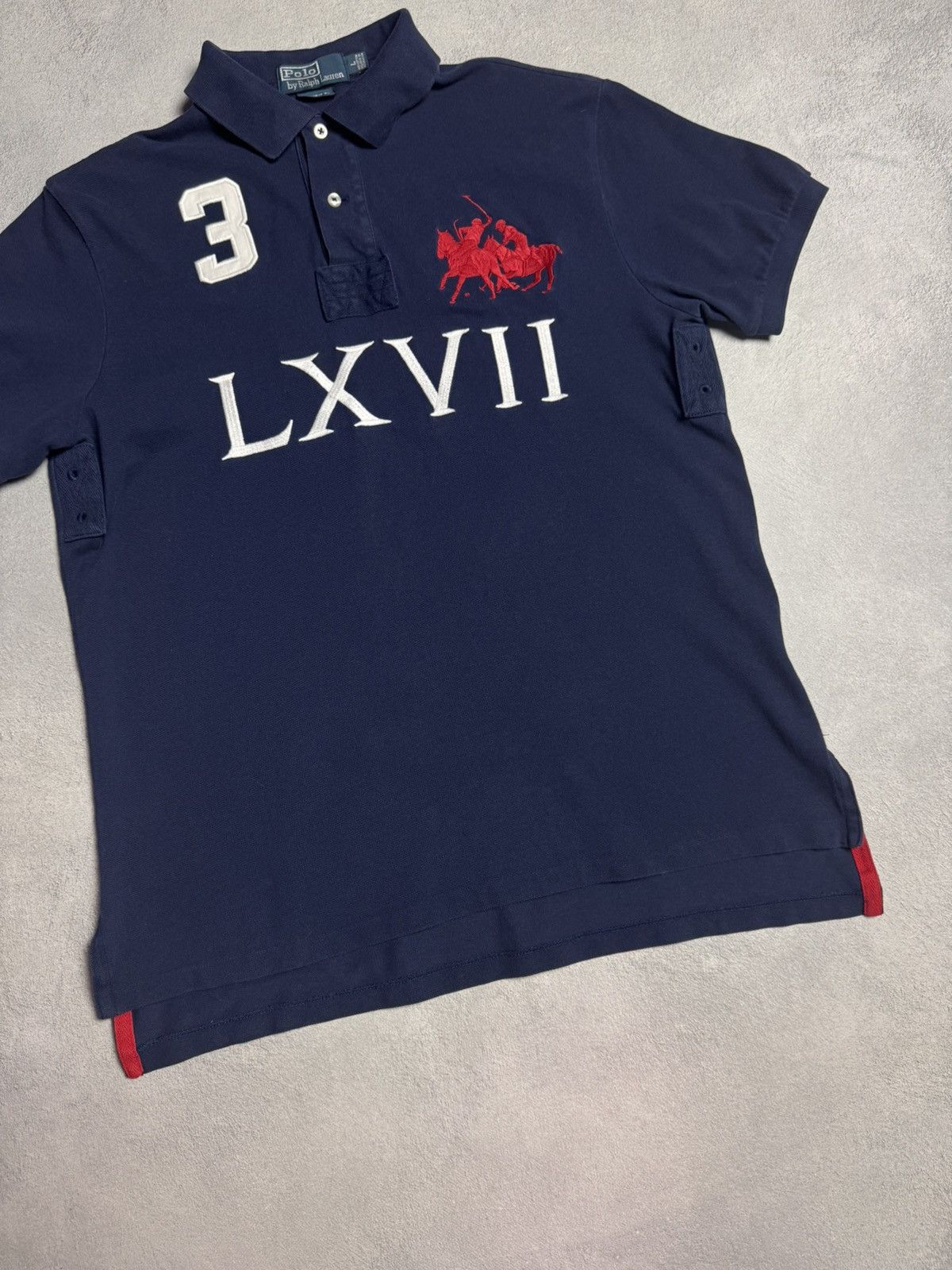 Other Polo Ralph Lauren LXVII #3 Vintage 90s Big Pony Polo Shirt Size US L / EU 52-54 / 3 - 4 Thumbnail