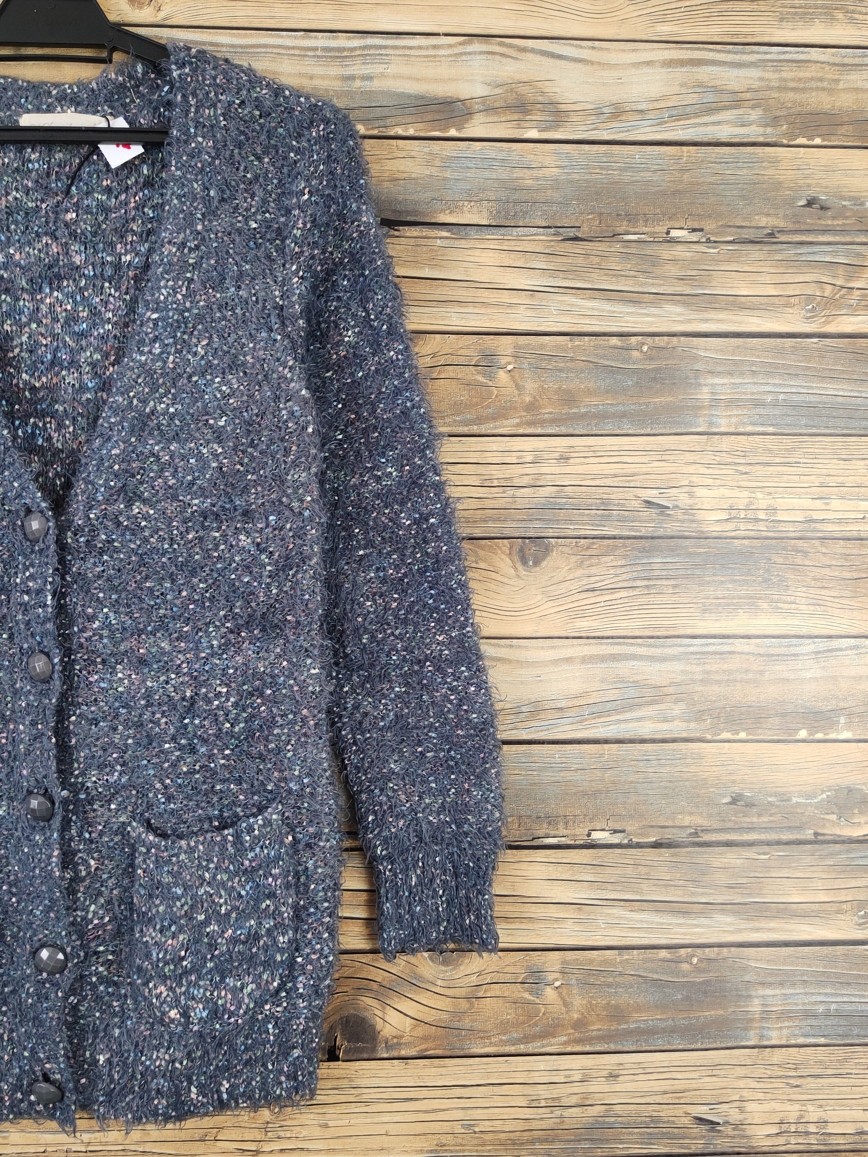 Japanese Brand × Vintage 31 Sons de Mode Gray Shag Shaggy Fur Mohair Knitwear #W972 Size M / US 6-8 / IT 42-44 - 5 Thumbnail