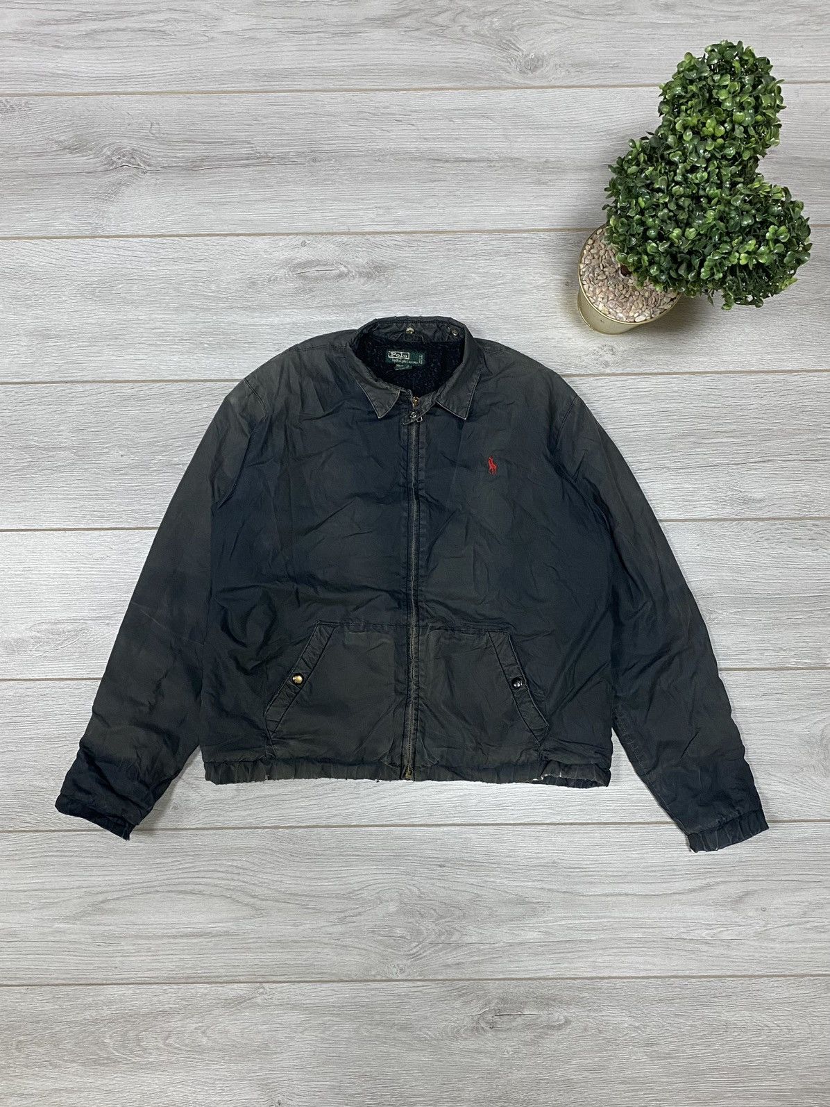 Polo Ralph Lauren POLO faded Ralph Lauren distressed zip jacket Size US S / EU 44-46 / 1 - 1 Thumbnail