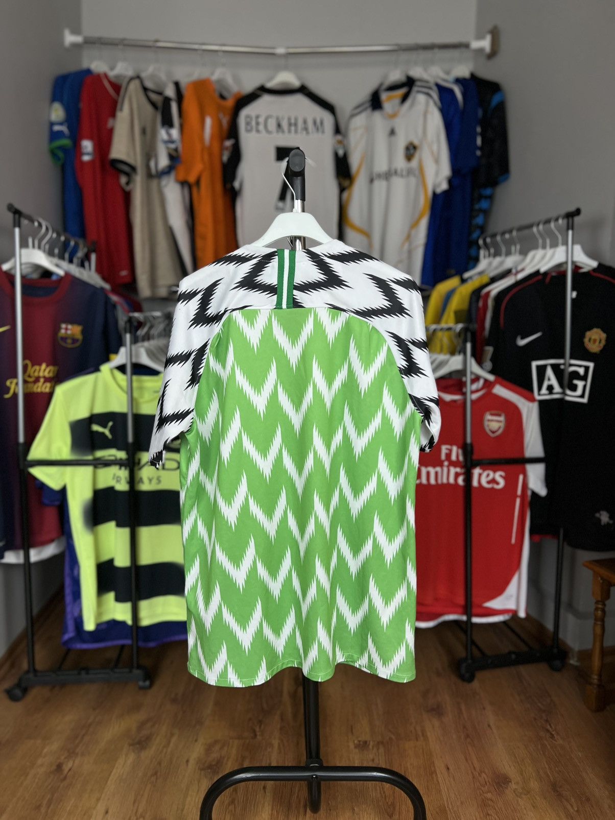 Nike Soccer Jersey Nike Nigeria 2018/19 Size US L / EU 52-54 / 3 - 2 Thumbnail