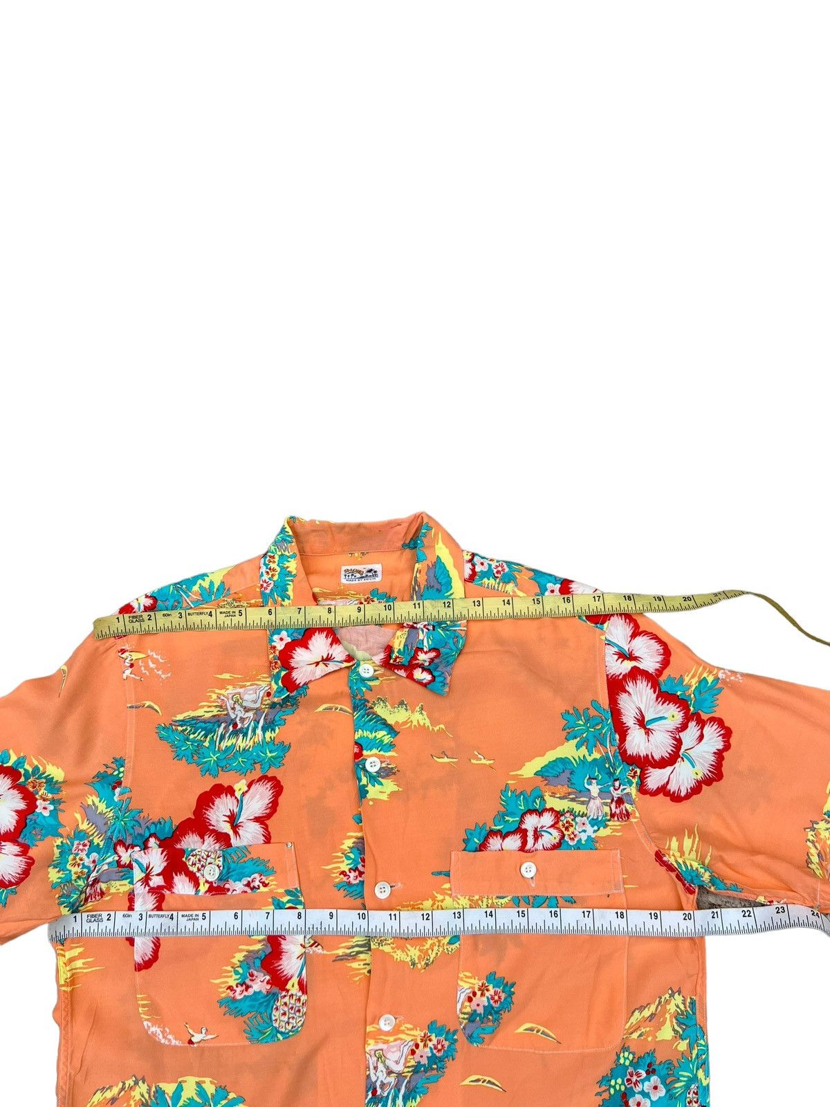 Blue Blue Japan Blue Blue Aloha Japan 100% Rayon Hawaiian Shirt Size US S / EU 44-46 / 1 - 3 Thumbnail