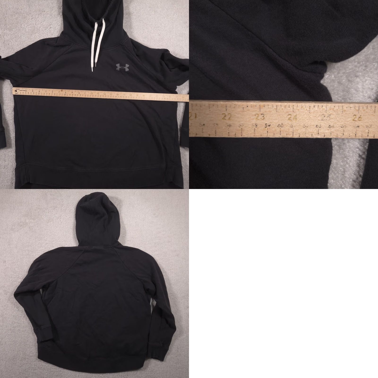 Under Armour Under Armour Hoodie Womens 2XL Black Pullover Sweatshirt Fleece Logo Athletic Hoodie Sweatshirt Size XXL / US 16-18 / IT 52-54 - 8 Thumbnail
