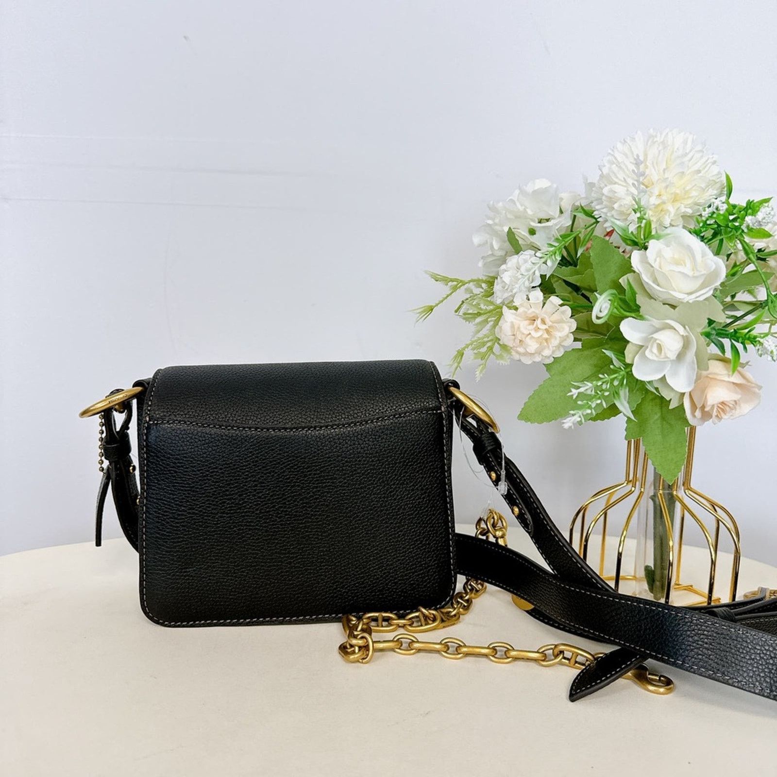 Coach Coach 4603 Beat Shoulder Bag 18 Horse And Carriage Black Size ONE SIZE - 3 Thumbnail