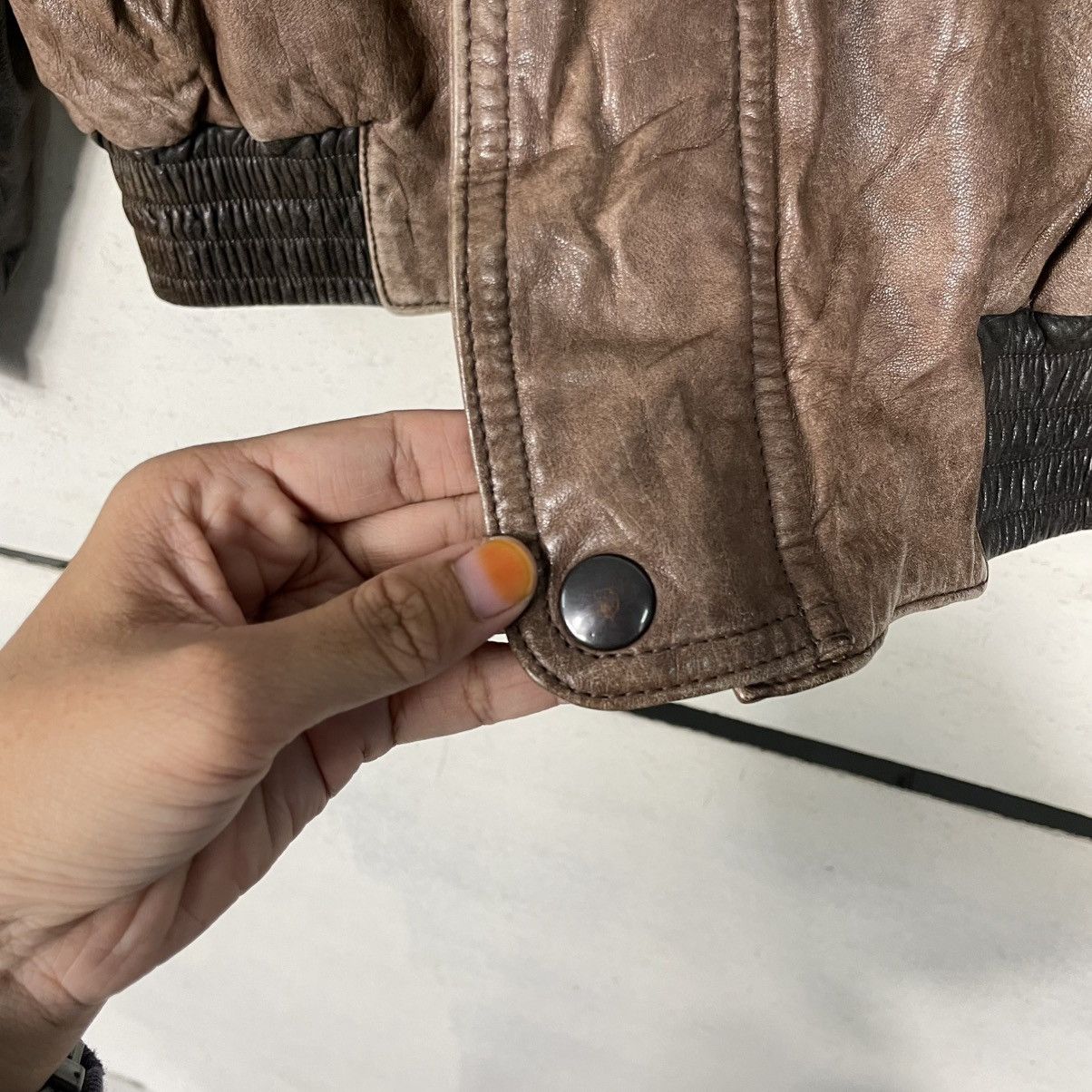 Other Vintage Belgio Leather Jacket Size US M / EU 48-50 / 2 - 14 Thumbnail