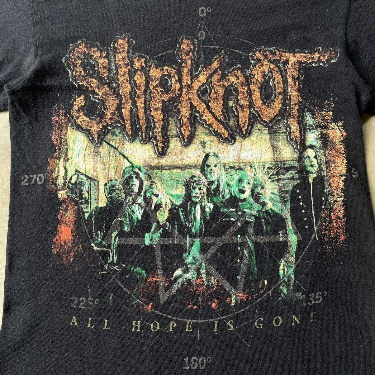 Slipknot Vintage Y2k SLIPKNOT all hope is gone tour t shirt Size US S / EU 44-46 / 1 - 4 Thumbnail