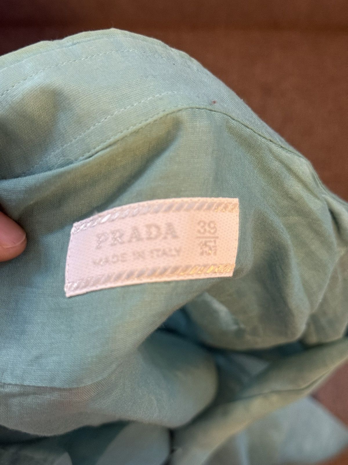 Prada Prada button up shirt sz 39 Size US S / EU 44-46 / 1 - 3 Thumbnail