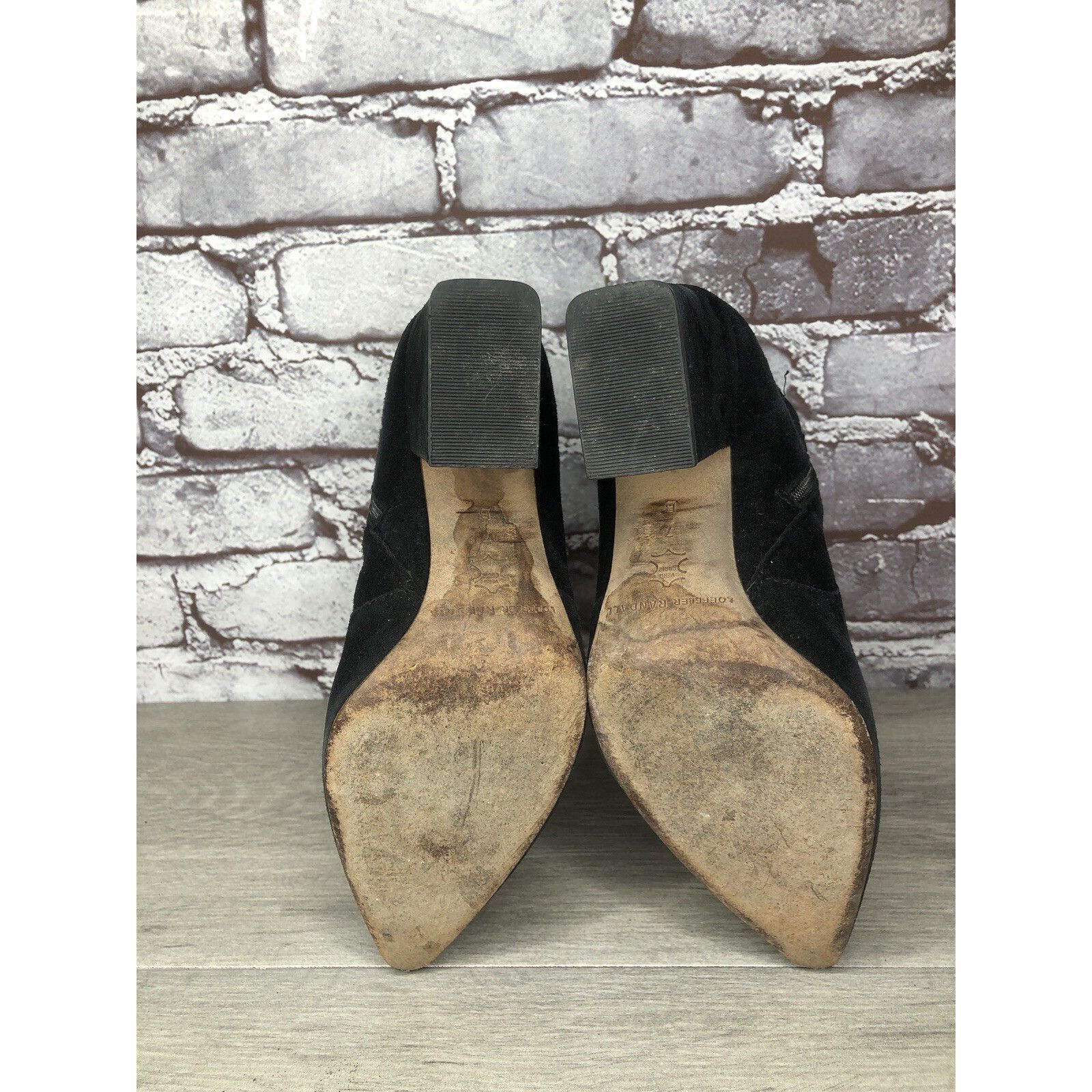Loeffler Randall Loeffler Randall Isla Black Suede Leather Ankle Booties Boot Size US 7 / IT 37 - 24 Thumbnail