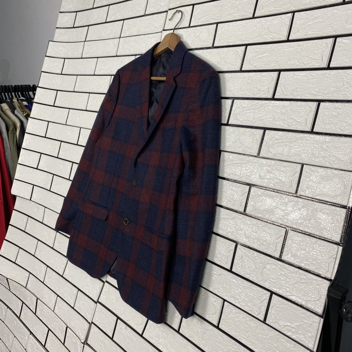 Gucci 🔥VINTAGE COATS JACKET GUCCI TARTAN DESIGN DOUBLE BREAST Size US S / EU 44-46 / 1 - 2 Thumbnail