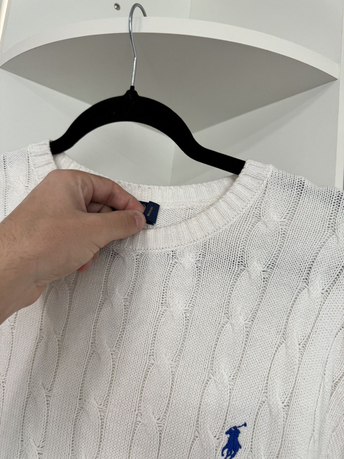 Ralph Lauren Vintage 90s Polo Ralph Lauren Sweater Cable Knit Jumper Size US S / EU 44-46 / 1 - 4 Thumbnail