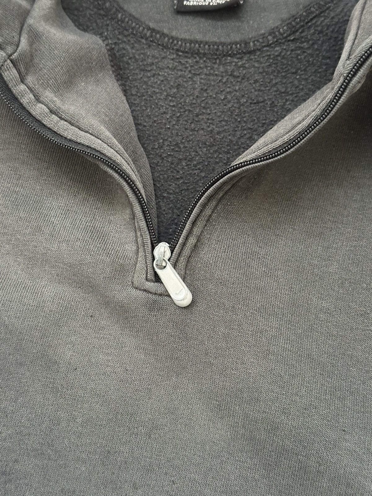 Nike Vintage Nike Sweatshirt Distresed 1/4 Zip Gray Size US M / EU 48-50 / 2 - 10 Thumbnail