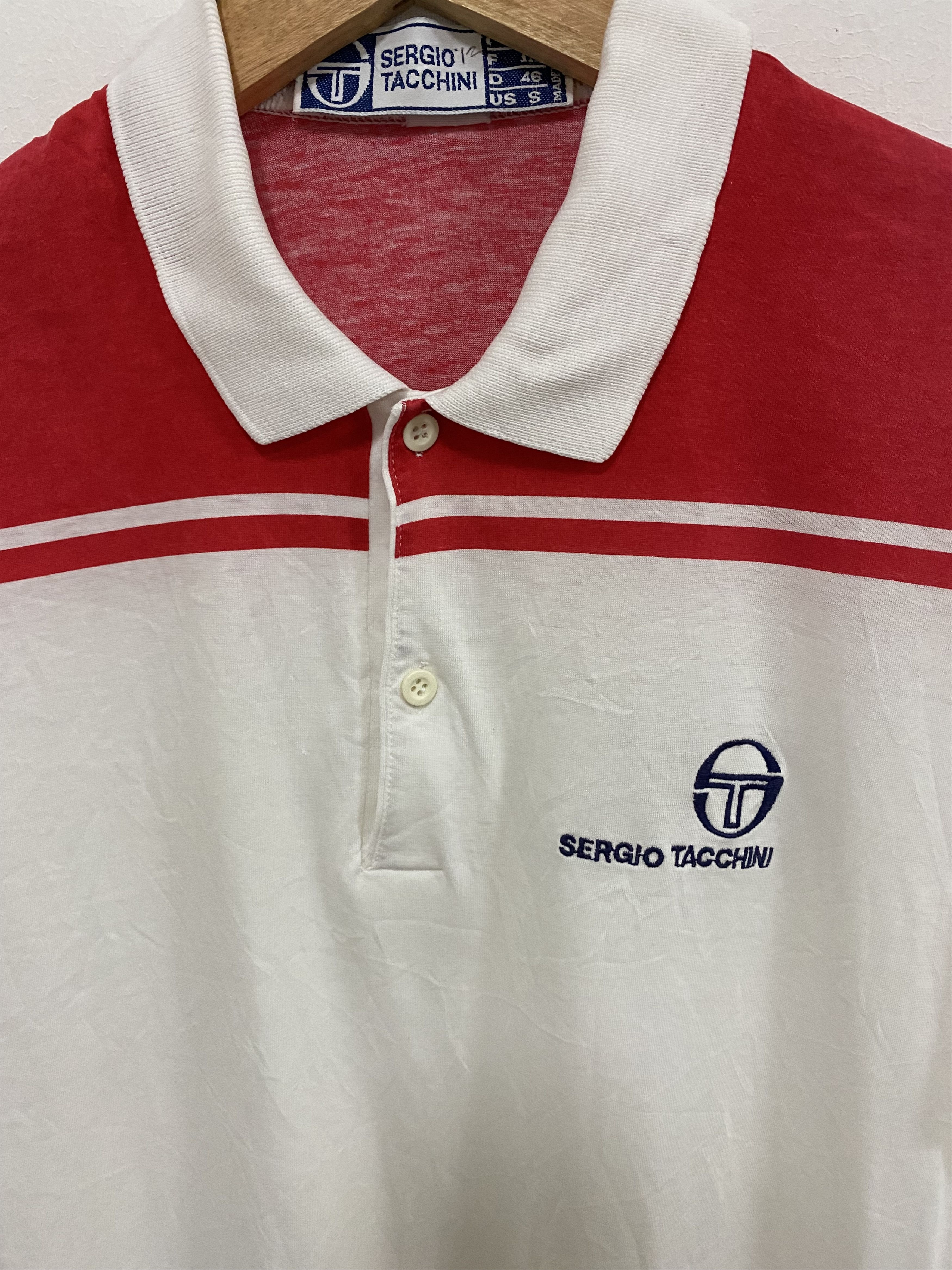 Sergio Tacchini Rare 1970s Sergio Tacchini Tennis Shirt Size US M / EU 48-50 / 2 - 5 Thumbnail