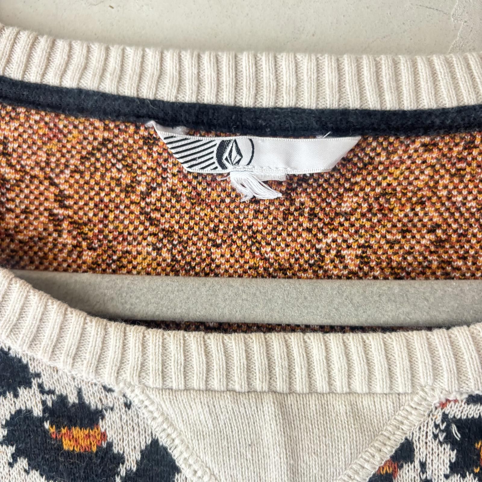Volcom Volcom Women's Leopard Print Crew Neck Sweater Size S / US 4 / IT 40 - 4 Thumbnail