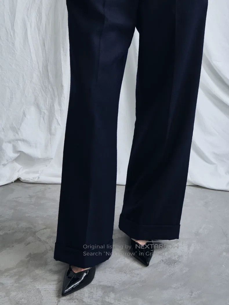 Junya Watanabe Junya Watanabe size XS Navy wool trousers Size 22" - 5 Thumbnail