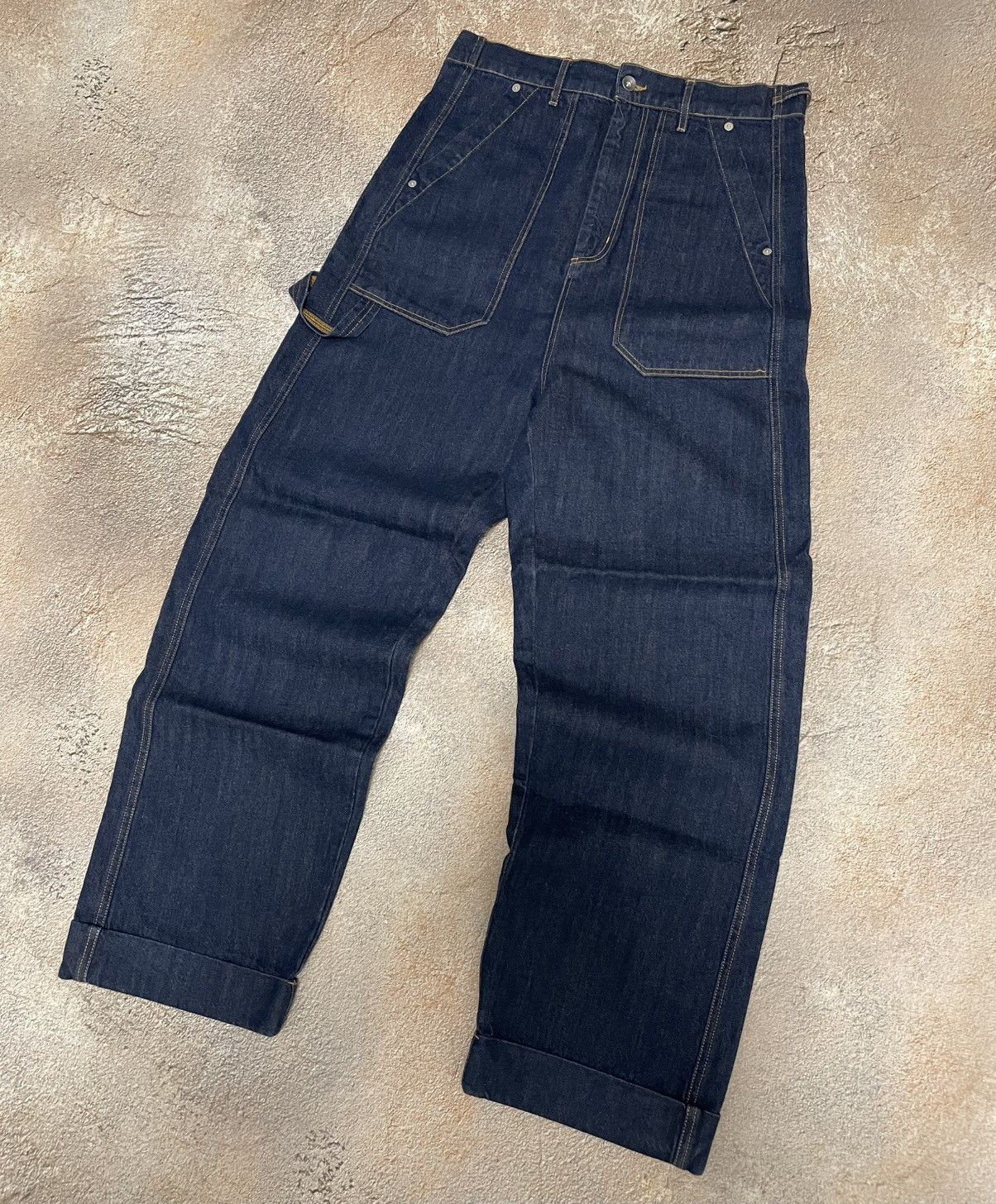 Henrik Vibskov Henrik Vibskov Relaxed Fit Indigo Rap Jeans Size US 32 / EU 48 - 2 Thumbnail